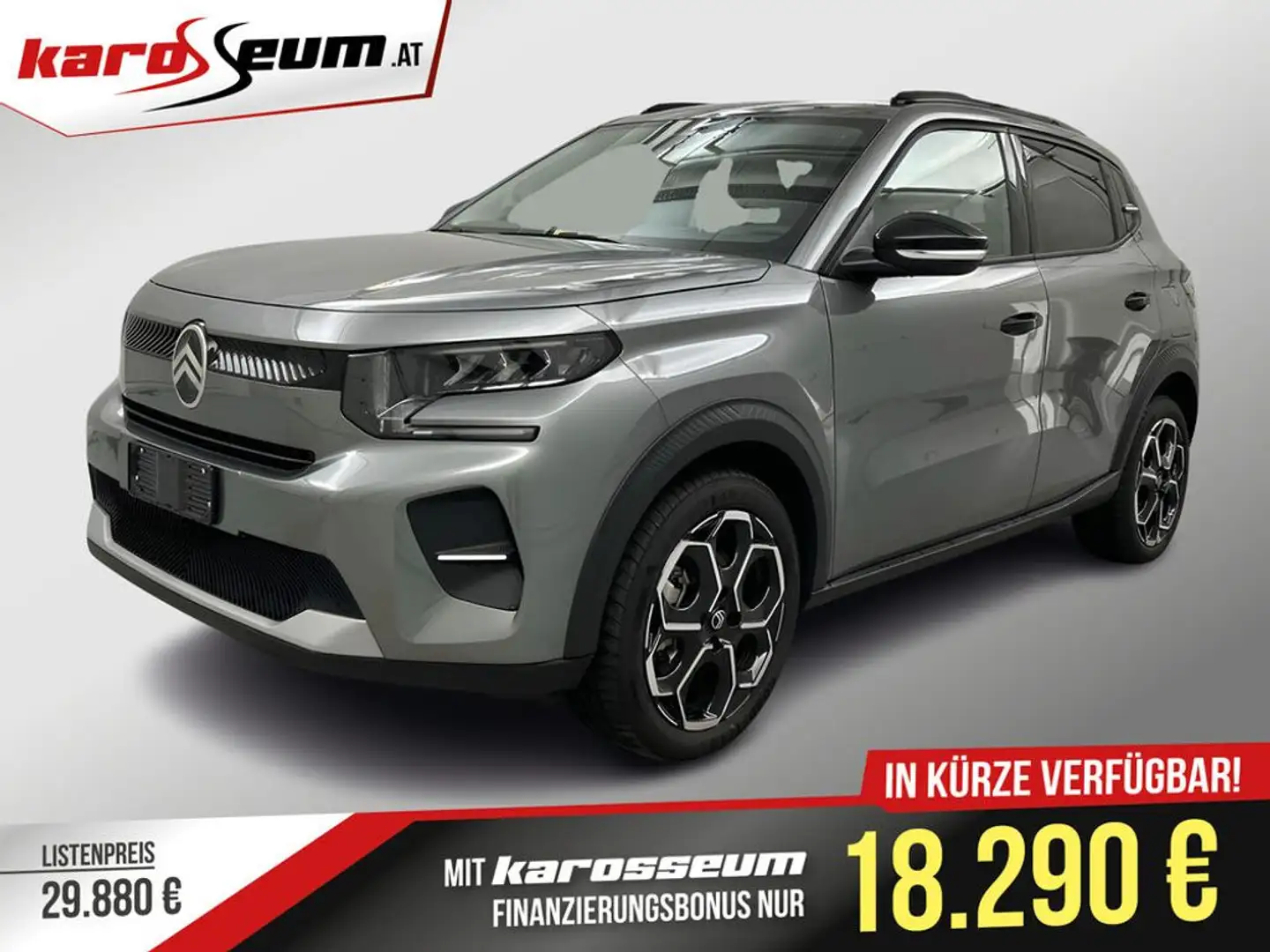 Citroen C3 e-46kWh *HEAD-UP*RFK*TOUCH*3D-NAVI*VKZ* Grau - 1