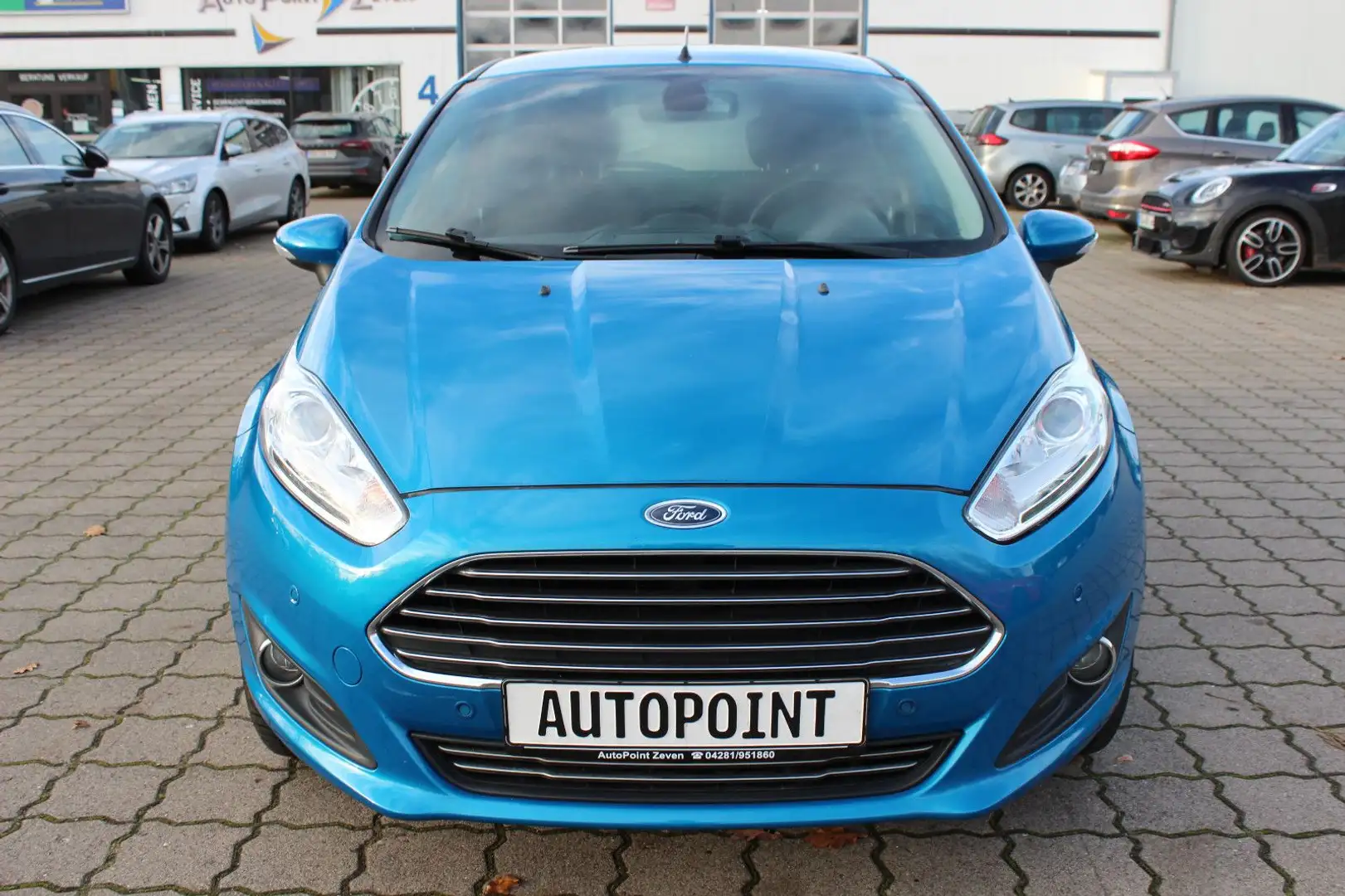 Ford Fiesta 1.0 Titanium *TEMP*KLIMA*GARANTIE* Bleu - 2