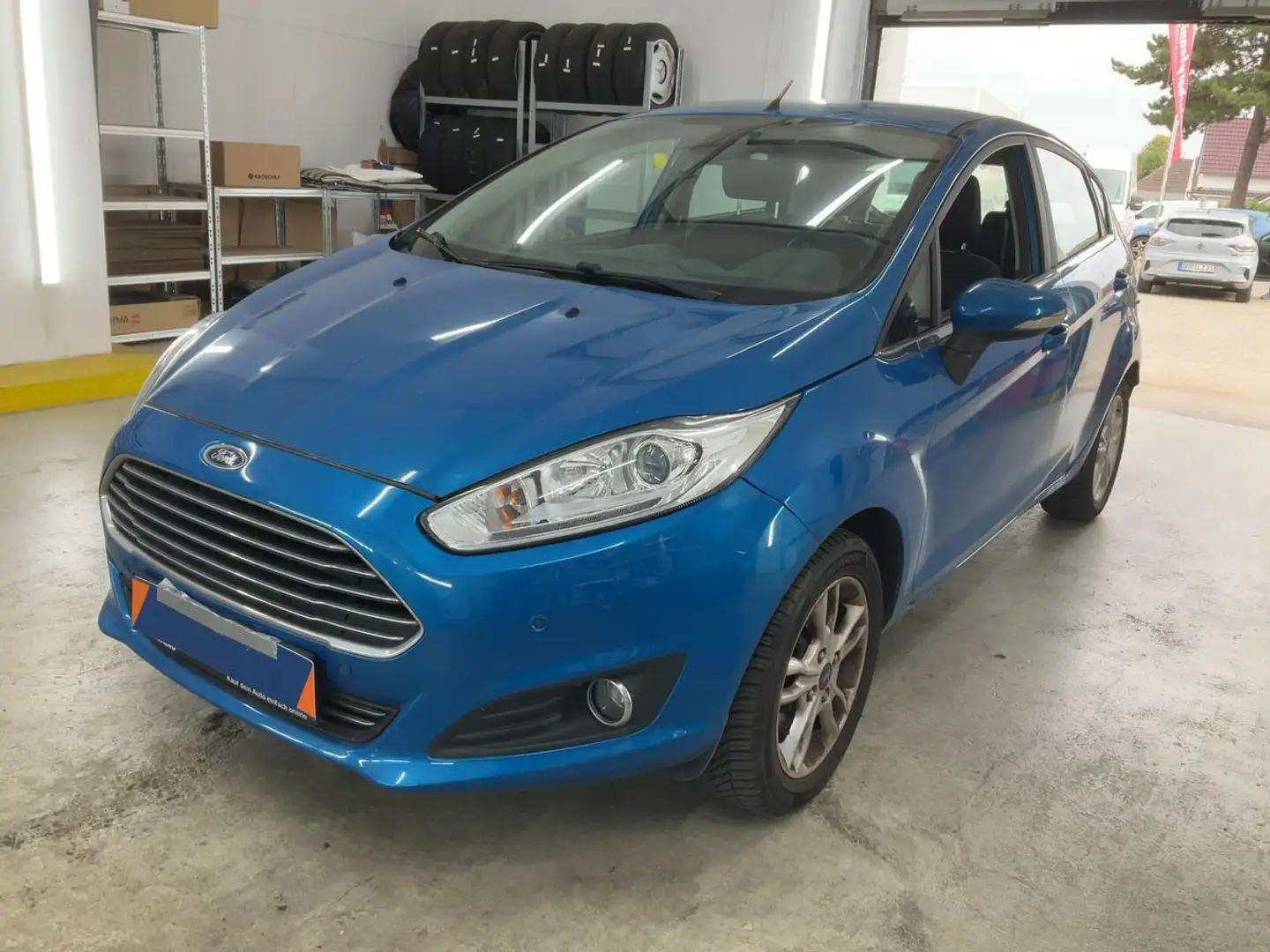 Ford Fiesta 1.0 Titanium *TEMP*KLIMA*GARANTIE* Bleu - 1