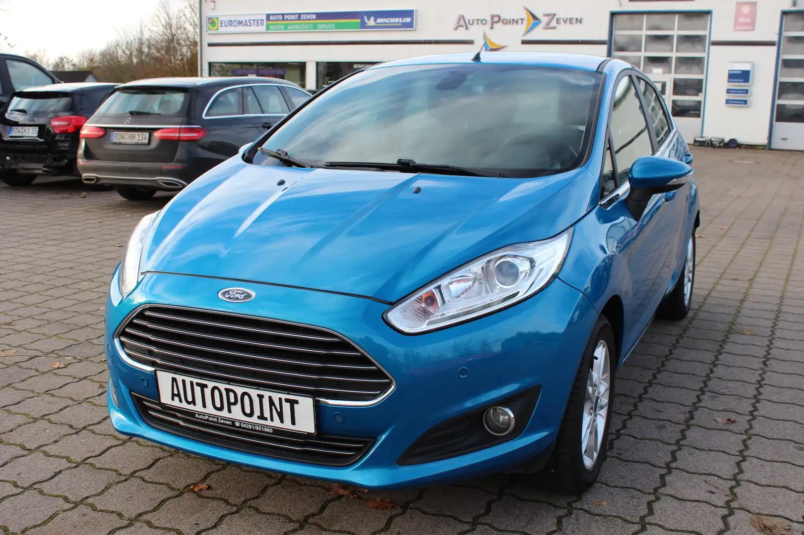 Ford Fiesta 1.0 Titanium *TEMP*KLIMA*GARANTIE* Bleu - 1