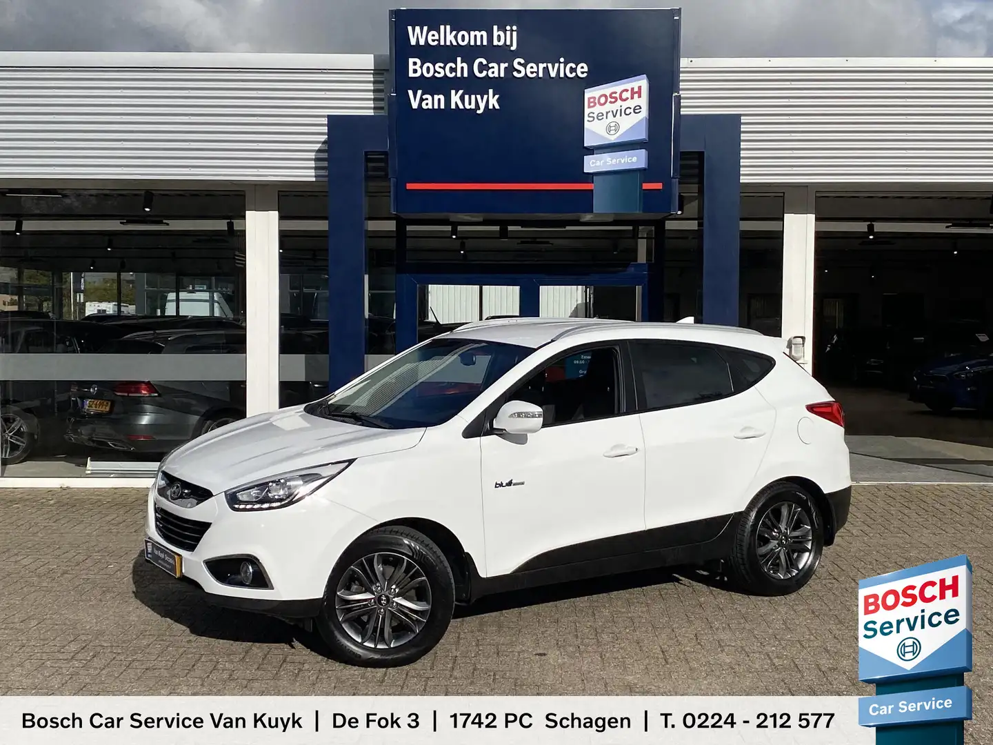 Hyundai iX35 1.6i GDI Go! / NL-Auto / 2e-Eigenaar / Trekhaak / Blanc - 1