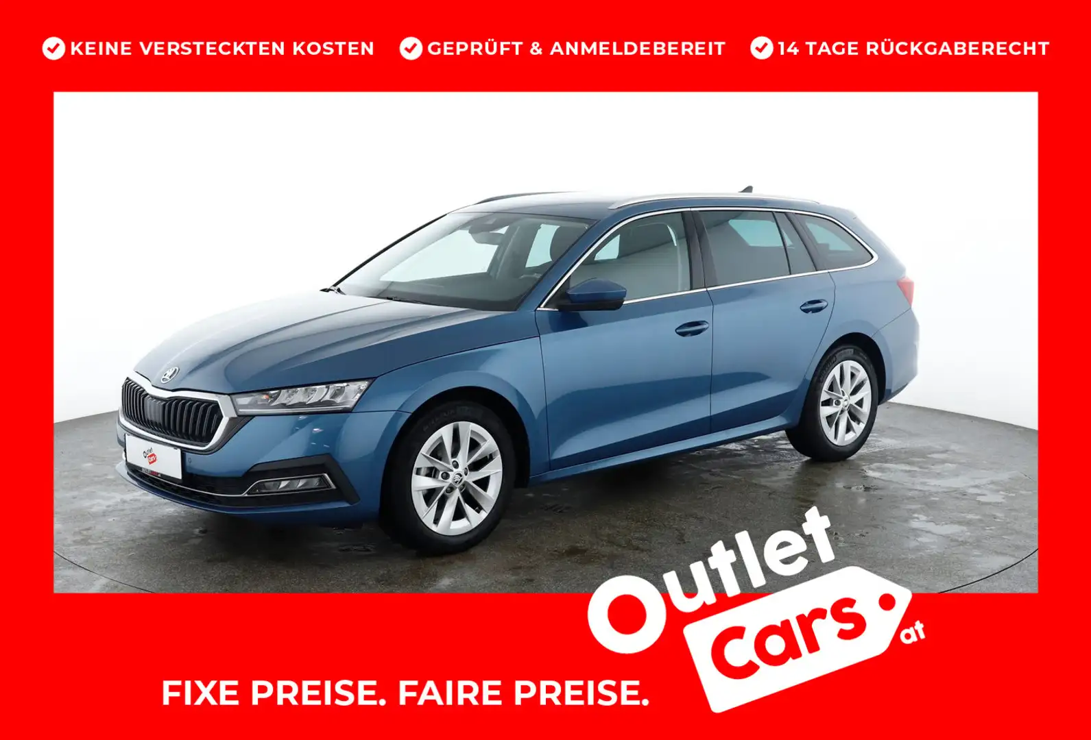 Skoda Octavia Style TDI Blau - 1