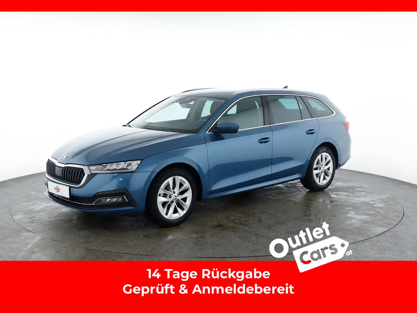 Skoda Octavia Style TDI Blauw - 1
