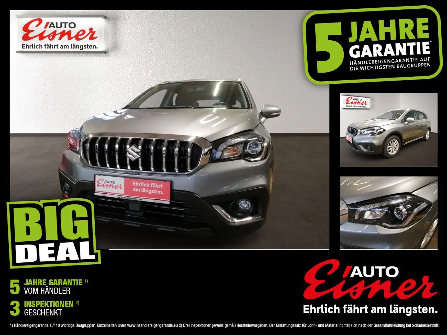 Suzuki S-Cross 1.4 GL HYBRID L3V01 Berganfahrhilfe, AHK Gris - 1
