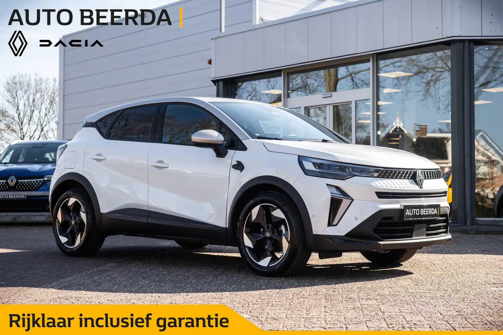 Renault Captur mild hybrid 160 EDC techno | Camera | Fabrieksgara Wit - 1
