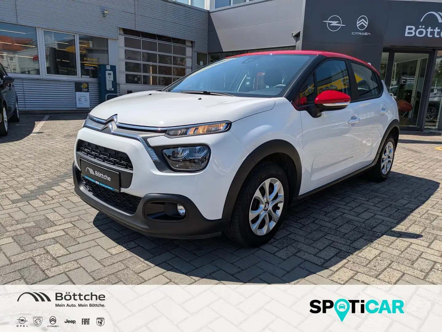 Citroen C3 Societe Feel 1.2 12V VTi / PureTech Blanc - 1
