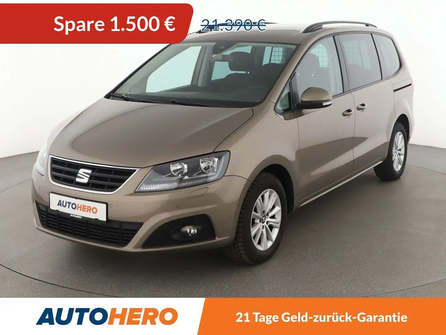 SEAT Alhambra 2.0 TDI Style*NAVI*TEMPO*CAM*PDC*AHK* Gold - 1
