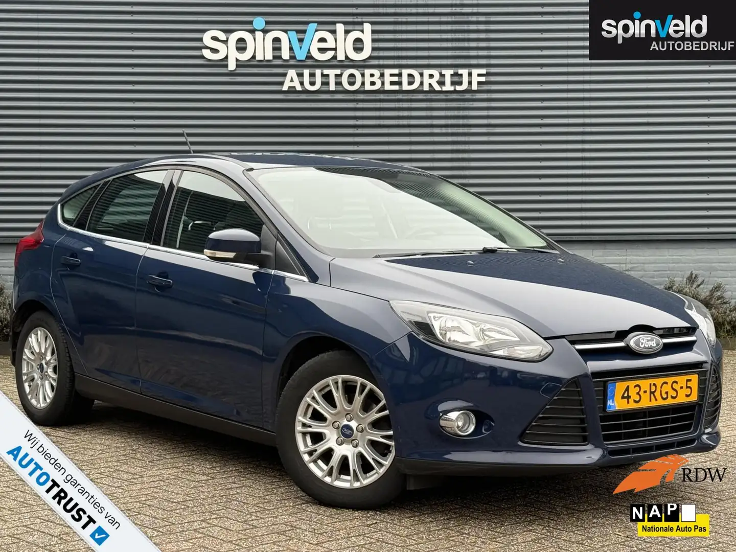 Ford Focus 1.6 TI-VCT Titanium BJ`11 NAP NL Lage kmstand! Car Azul - 1