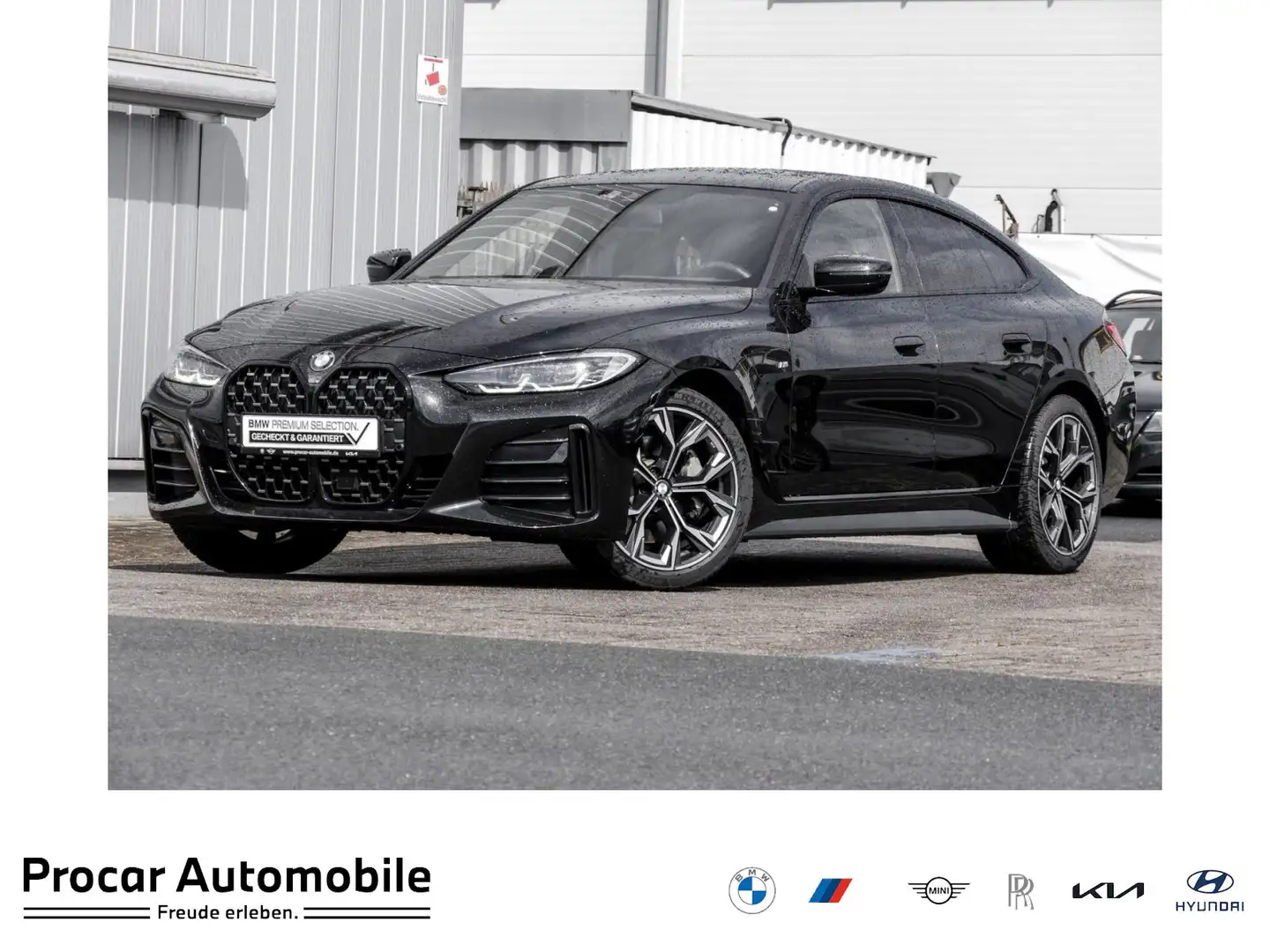 BMW 430 i M SPORT+ACC+AHK+HuD+GLASDACH+PA+HiFi Negru - 1