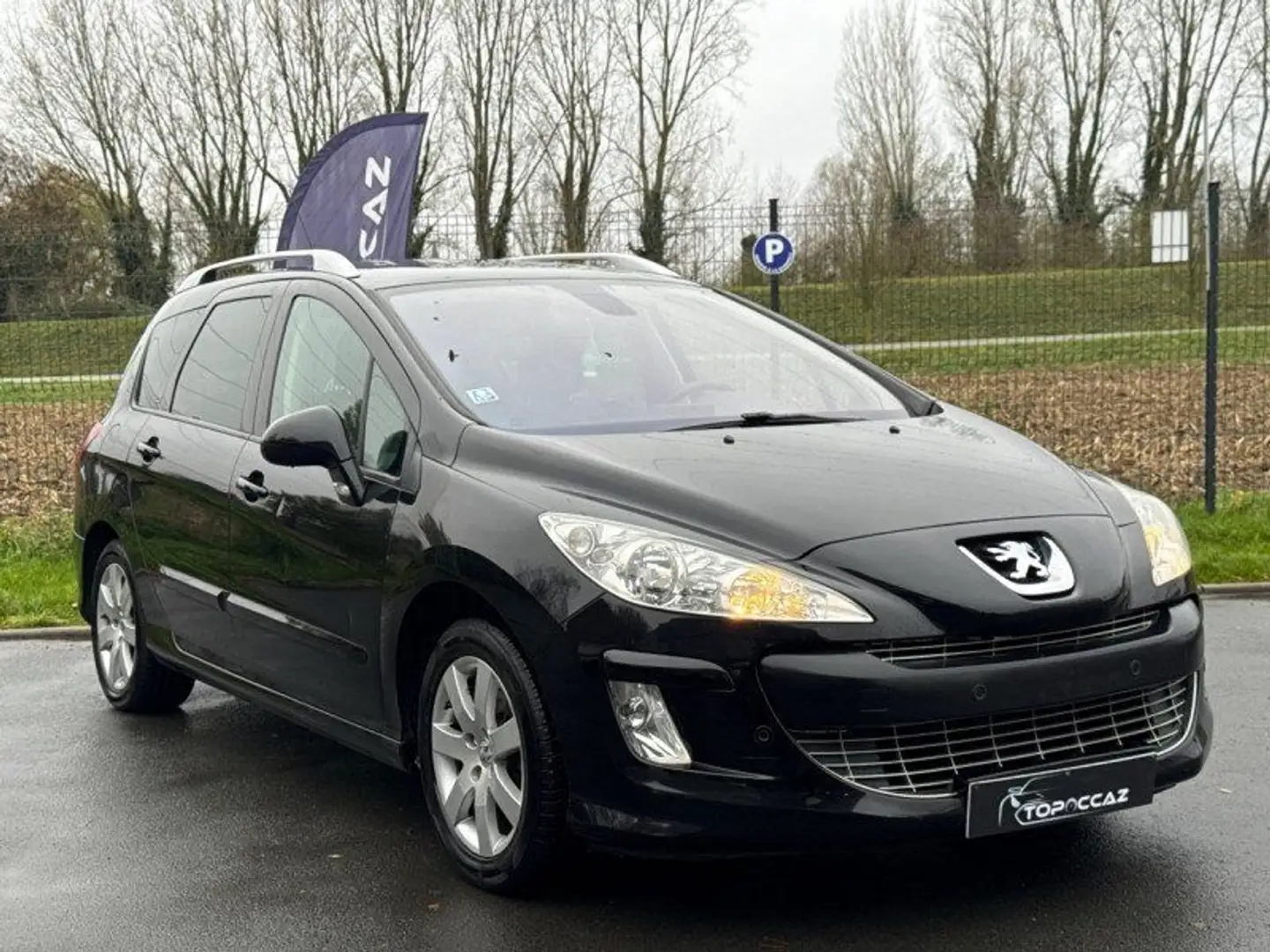 Peugeot 308 1.6 HDI 110CH PREMIUM PACK * 7 PLACES * CUIR * TOIT PANO * GPS Noir - 2