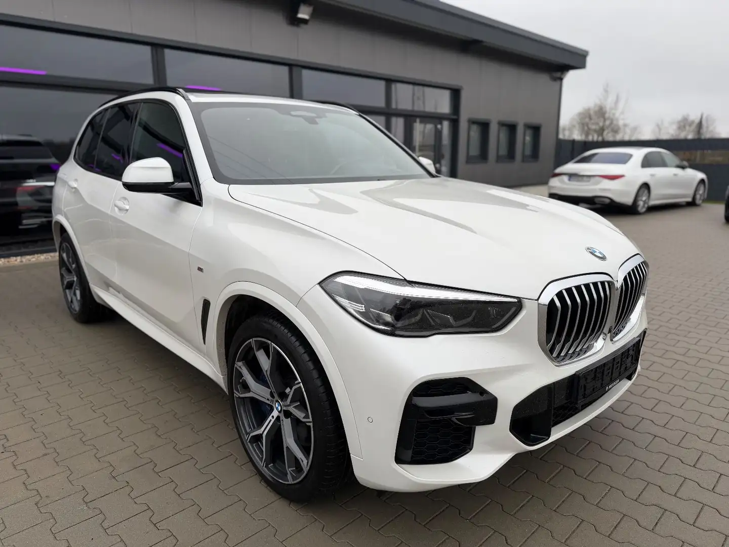 BMW X5 30d M Sport Shadow -HUD-ACC-Pano-360K-21Zoll Weiß - 1
