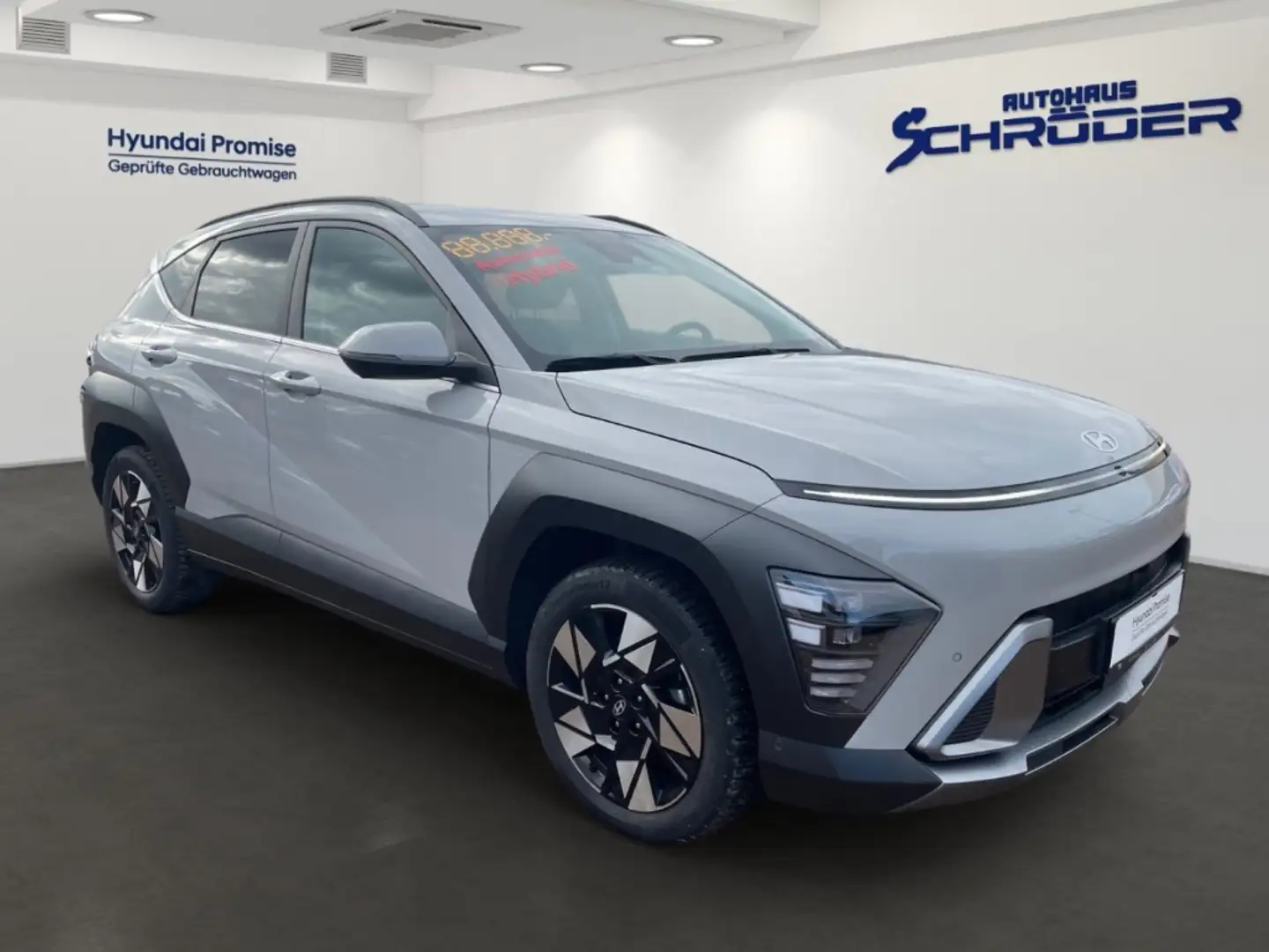 Hyundai KONA 1.6 Hybrid Prime Sitz-Paket Navigation LED Kamera Gris - 2
