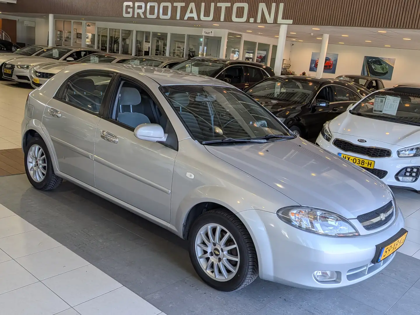 Chevrolet Lacetti 1.6-16V Style Airco, Stuurbekrachtiging Grau - 1