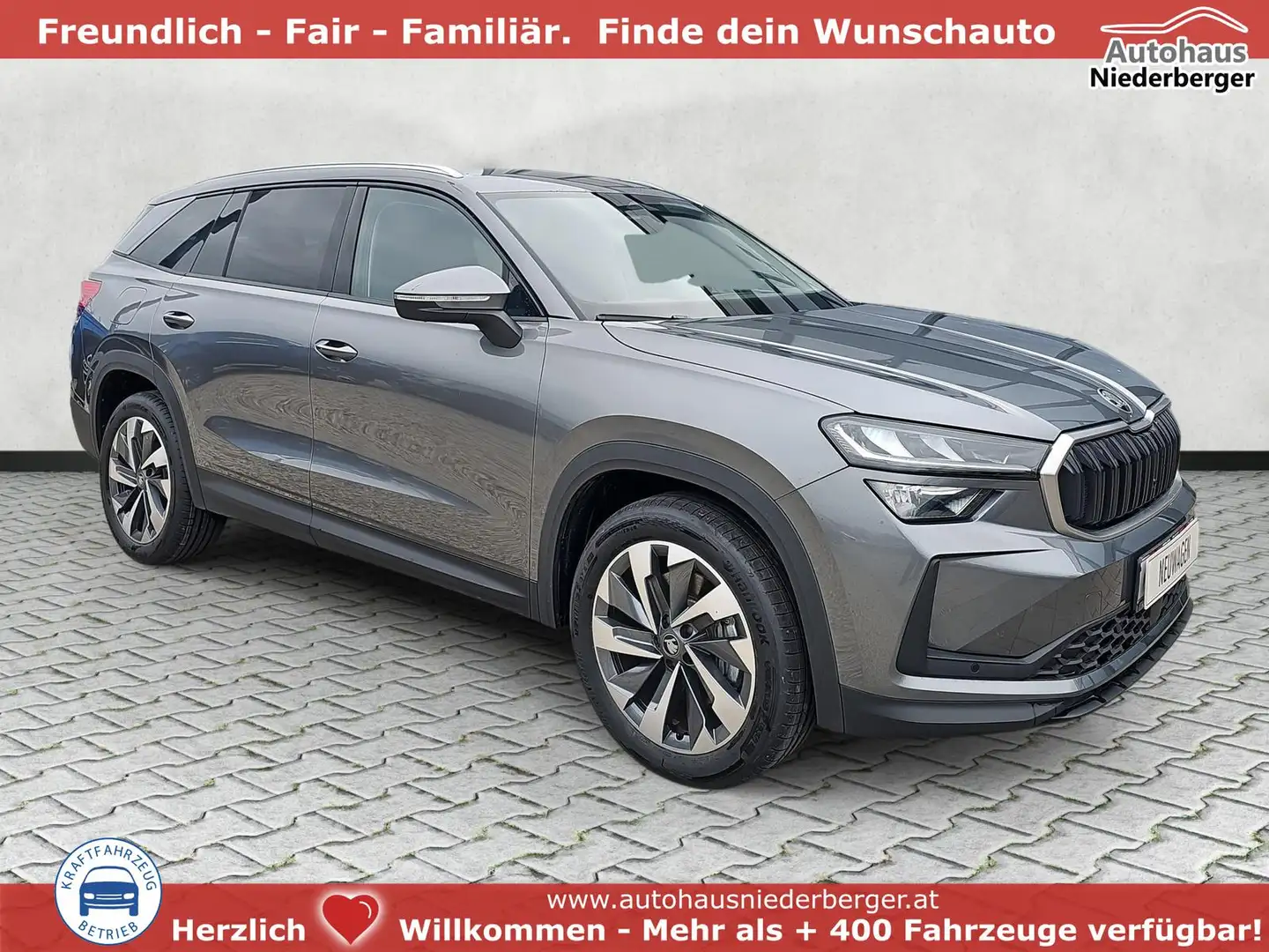 Skoda Kodiaq 2.0 TDI 110 kW Selection DSG 5Si. / AHK Navi 11... Grau - 1