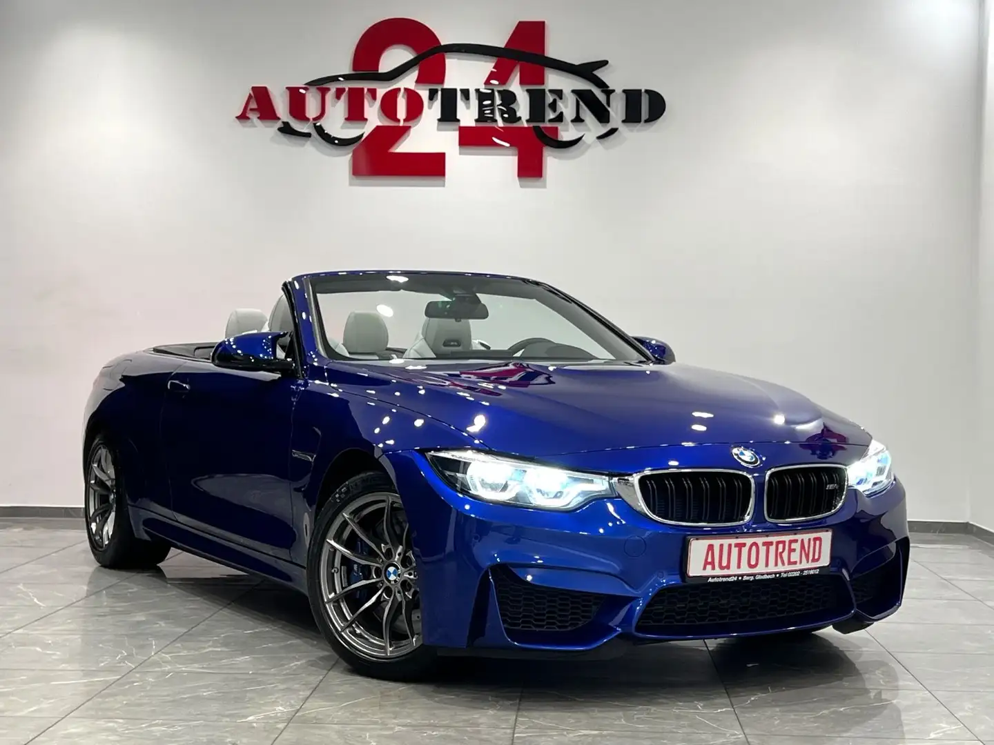 BMW M4 Cabriolet 36TKM 2.HAND DEUTSCHES FAHRZEUG Bleu - 2