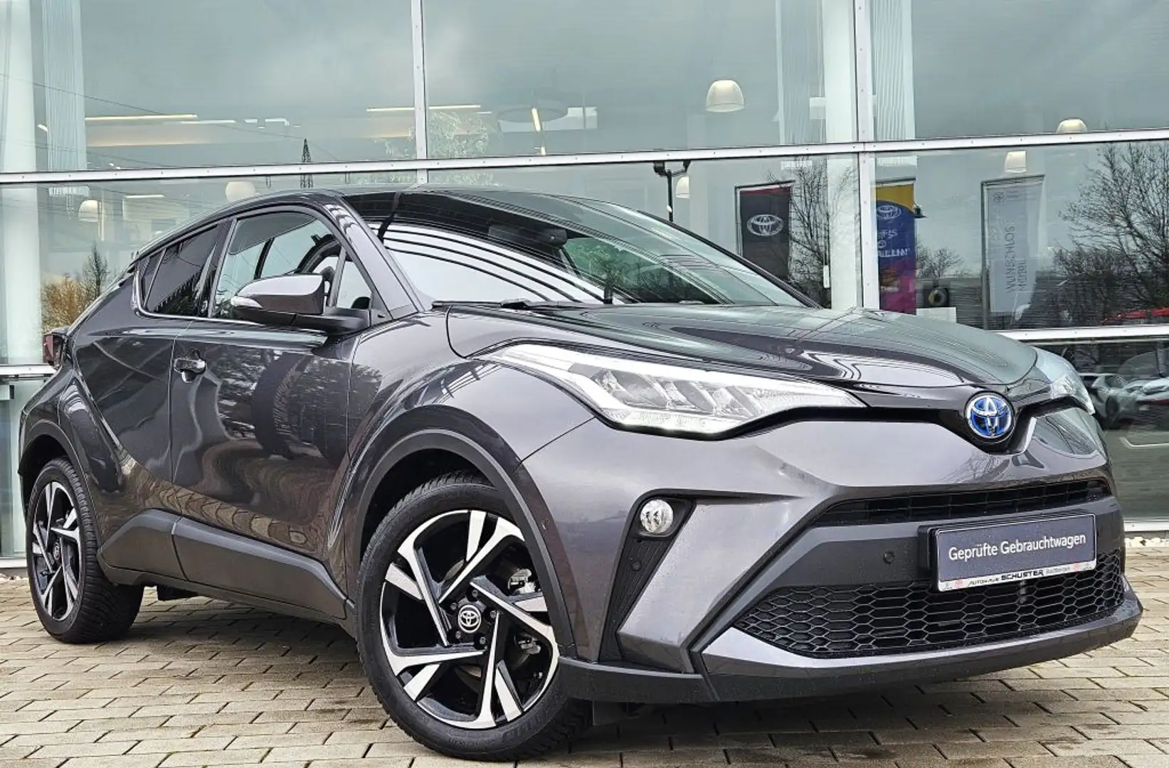 Toyota C-HR Hybrid Team Deutschland*AHK abnehmbar* Grigio - 2