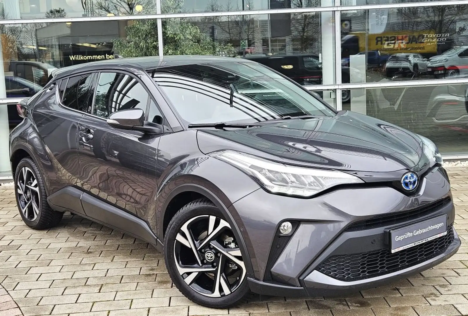 Toyota C-HR Hybrid Team Deutschland*AHK abnehmbar* Grigio - 1