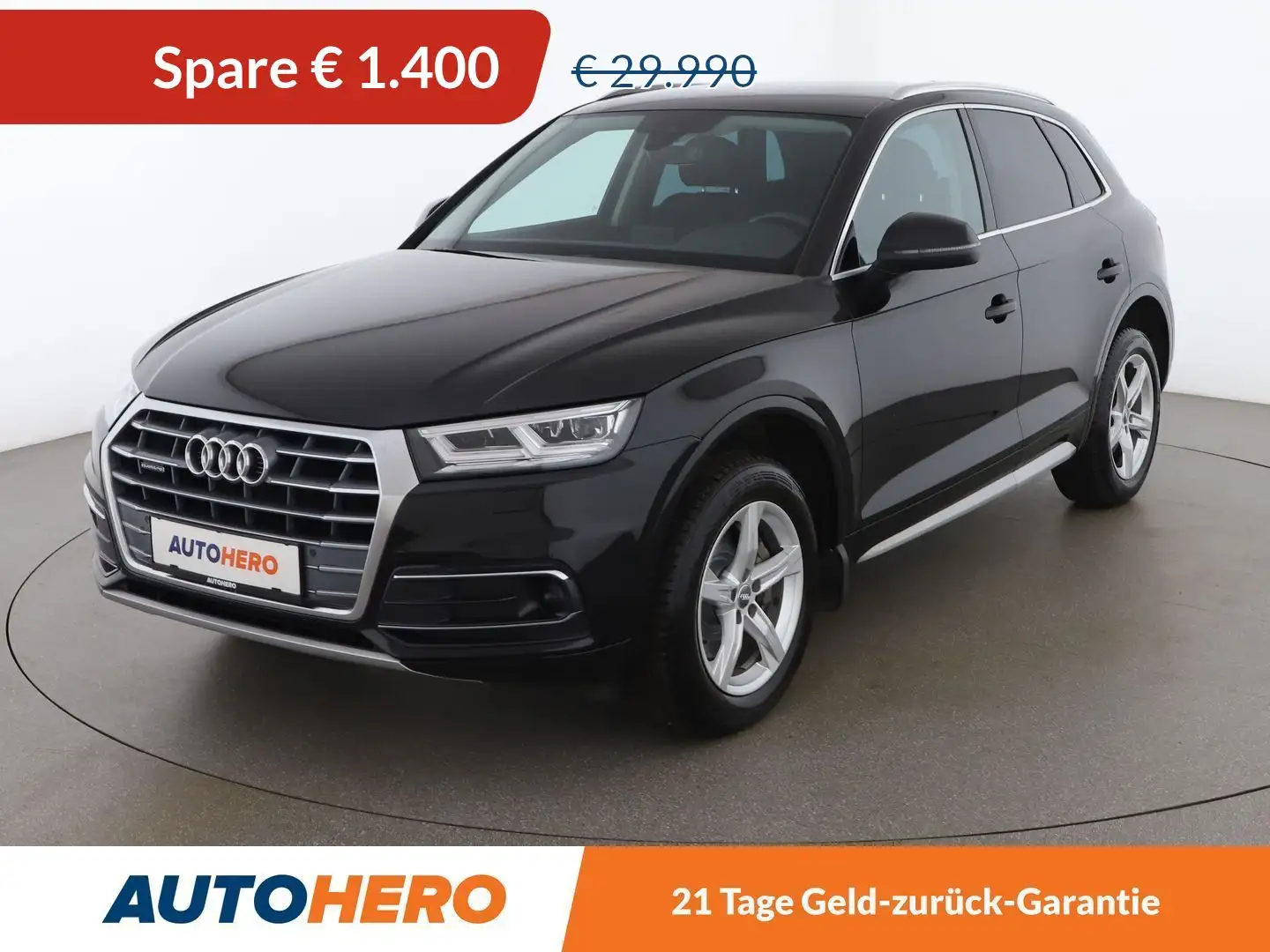 Audi Q5 2.0 TDI quattro Sport Aut. *ACC*SPUR*SHZ*STANDHZ* Černá - 1