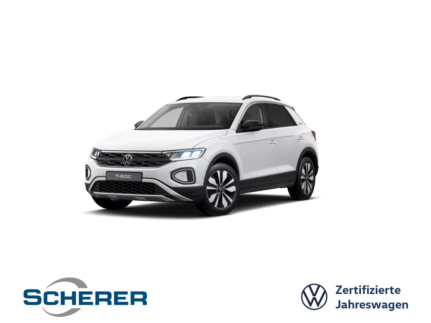 Volkswagen T-Roc GOAL 1.0 TSI LED NAVI PARK ASSIST SHZ ACC Weiß - 1