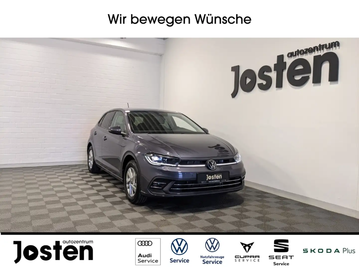 Volkswagen Polo Style 1.0 TSI DSG IQ.Light Virtual CarPlay SHZ Grau - 1