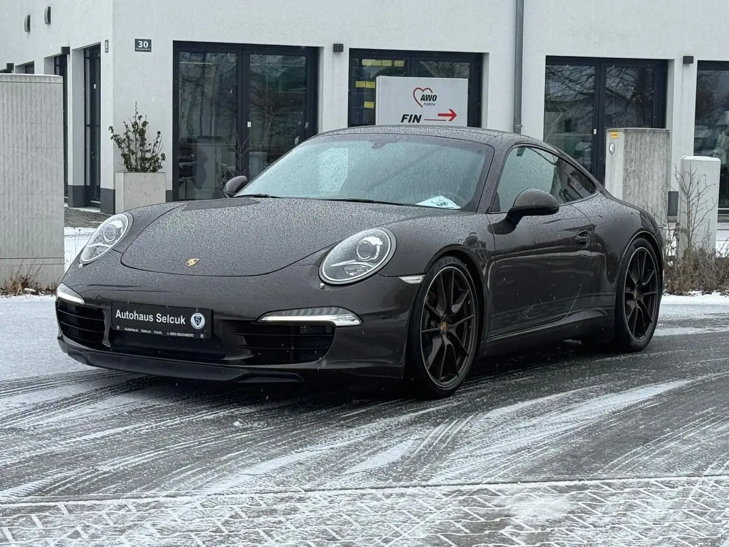 Porsche 991 Carrera *Bose*Deutsches-Fahrzeug*Schiebedach* Braun - 2