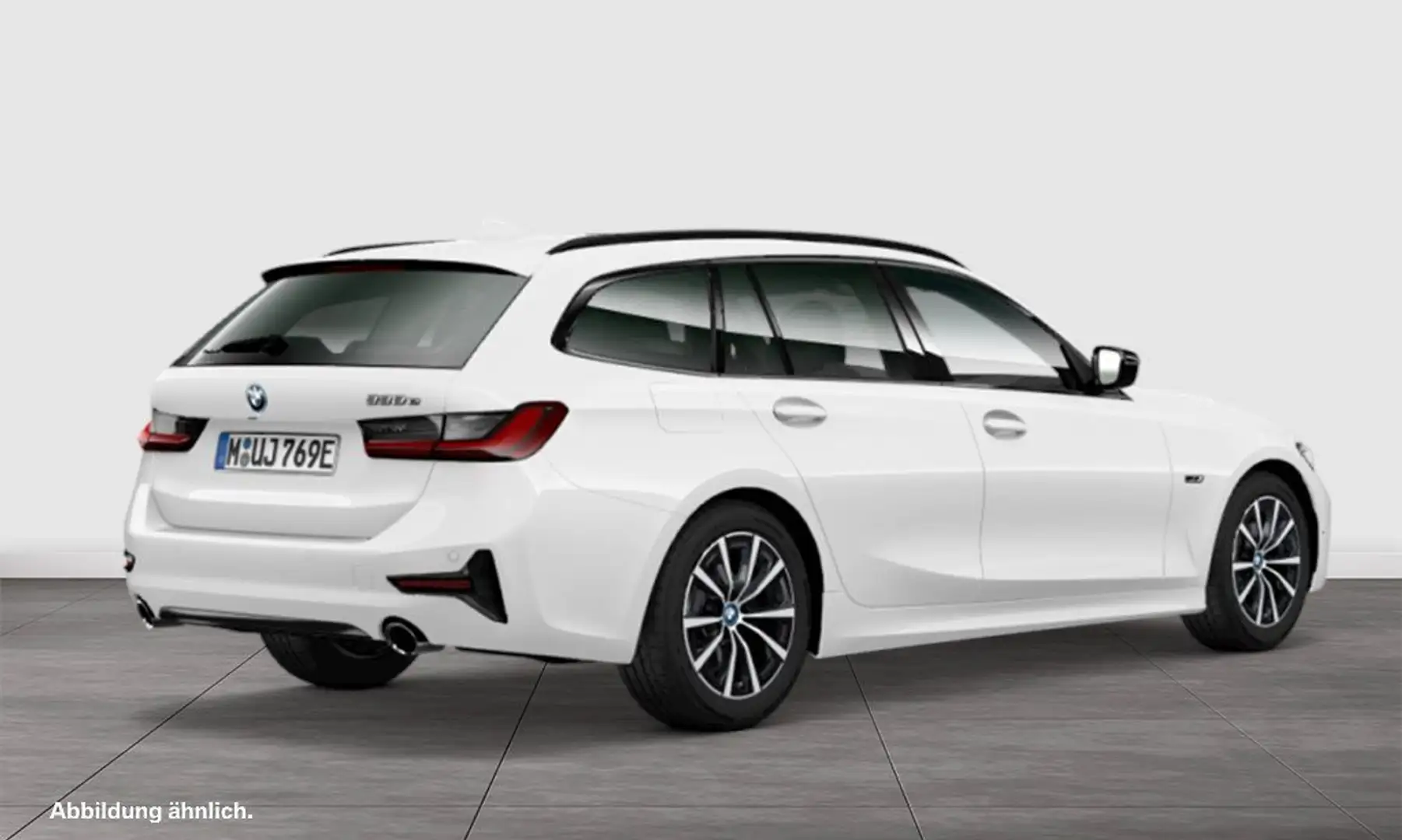 BMW 330 e Touring NAVI Standh. LED DAB Weiß - 2