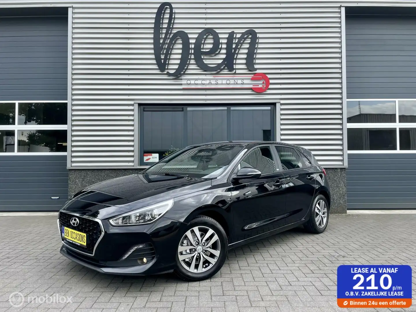 Hyundai i30 1.4 i-Drive 1e Eig DEALER ONDERHOUDEN!! Zwart - 1