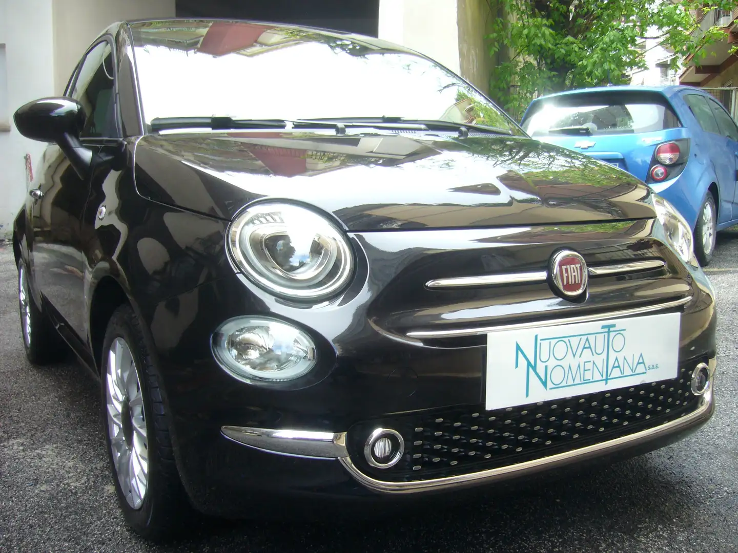 Fiat 500 1.0 Hybrid Dolcevita Km0 Navi Ultimo Modello Negro - 1