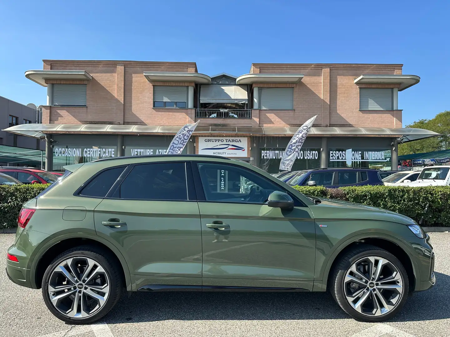 Audi Q5 Q5 40 2.0 tdi mhev 12V S line Plus quattro stronic Verde - 1