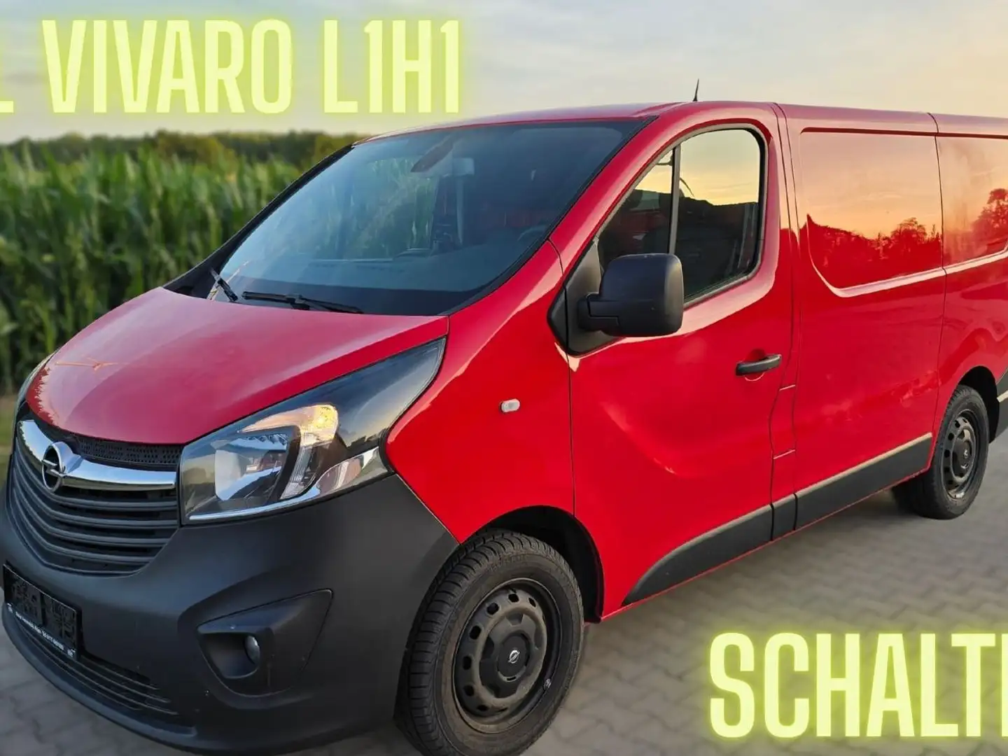 Opel Vivaro B  Klima Navi Kamera 8 x Reifen L1H1 Rot - 1