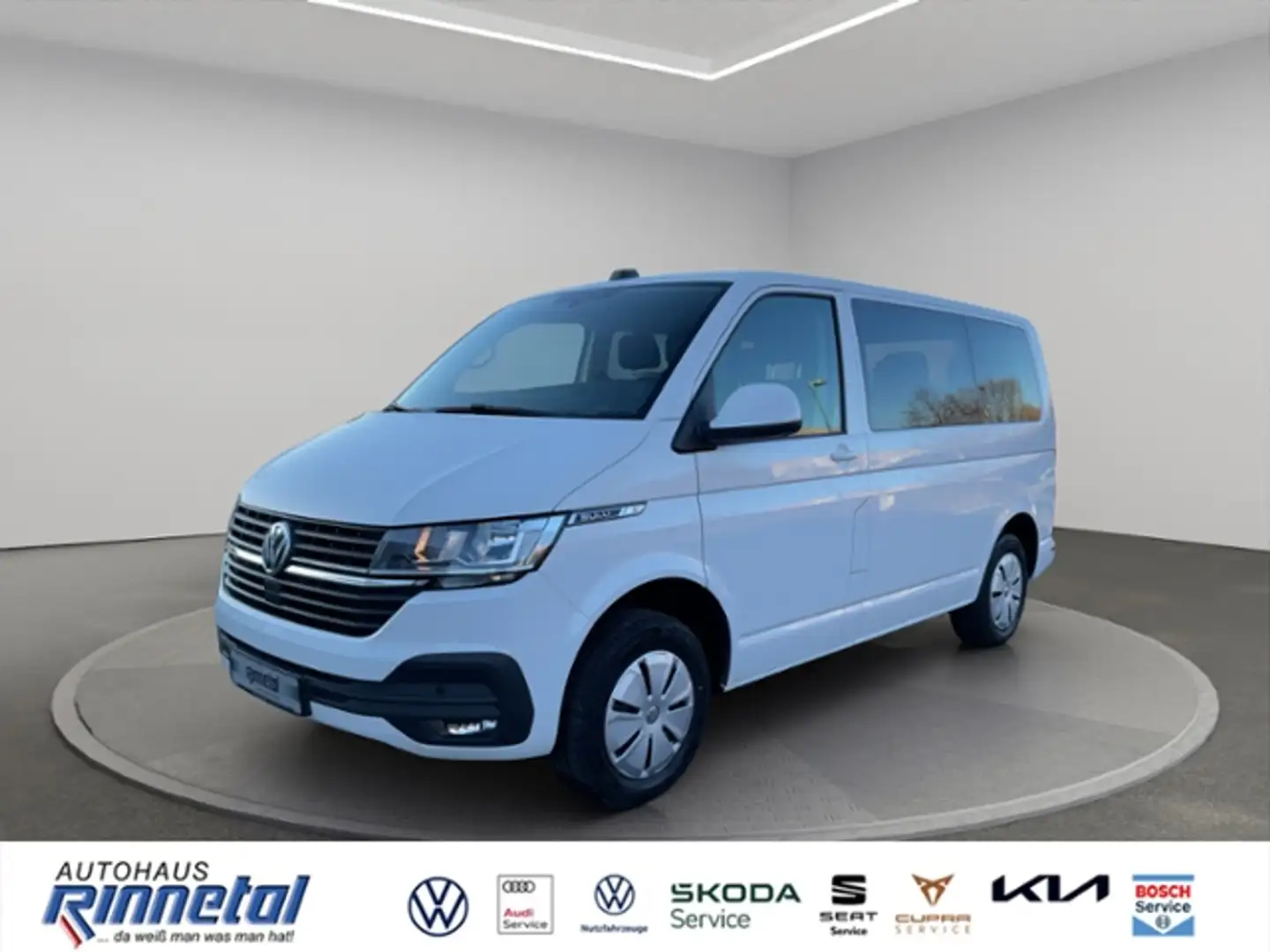 Volkswagen T6.1 Kombi 2.0 TDI 9SITZE+KLIMA+NAVI+BEH WSS+SITZHZG+PDC+ZUH Weiß - 1