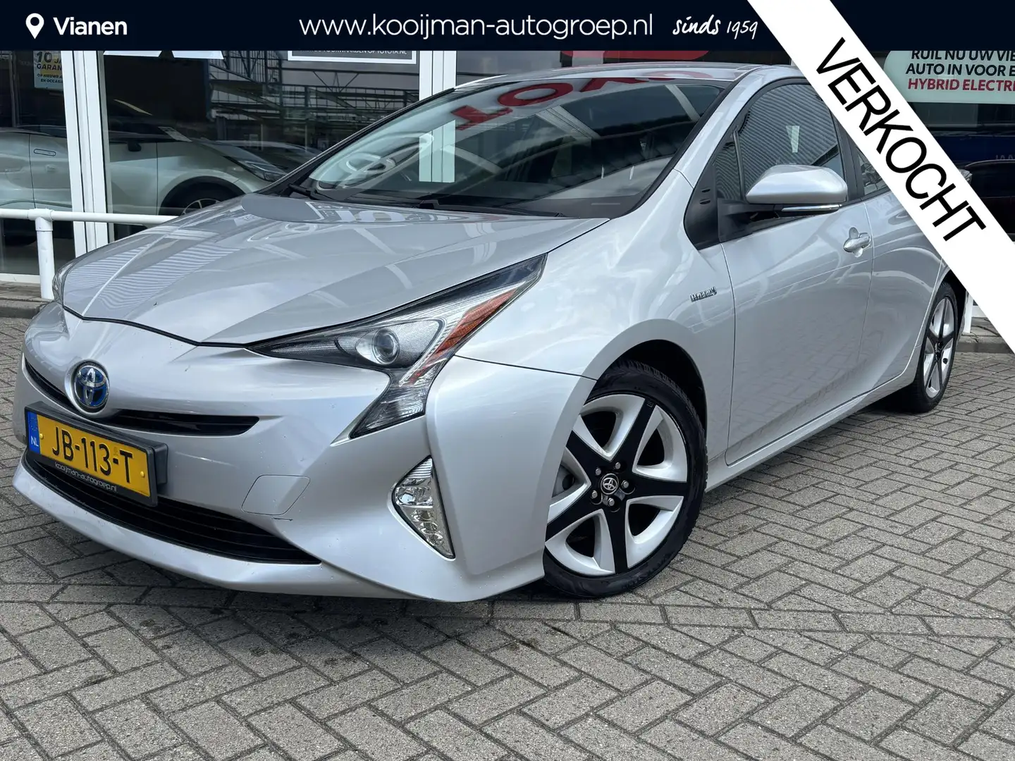 Toyota Prius 1.8 Dynamic SLECHTS 80.854KM, Dealeronderhouden, k Szary - 1