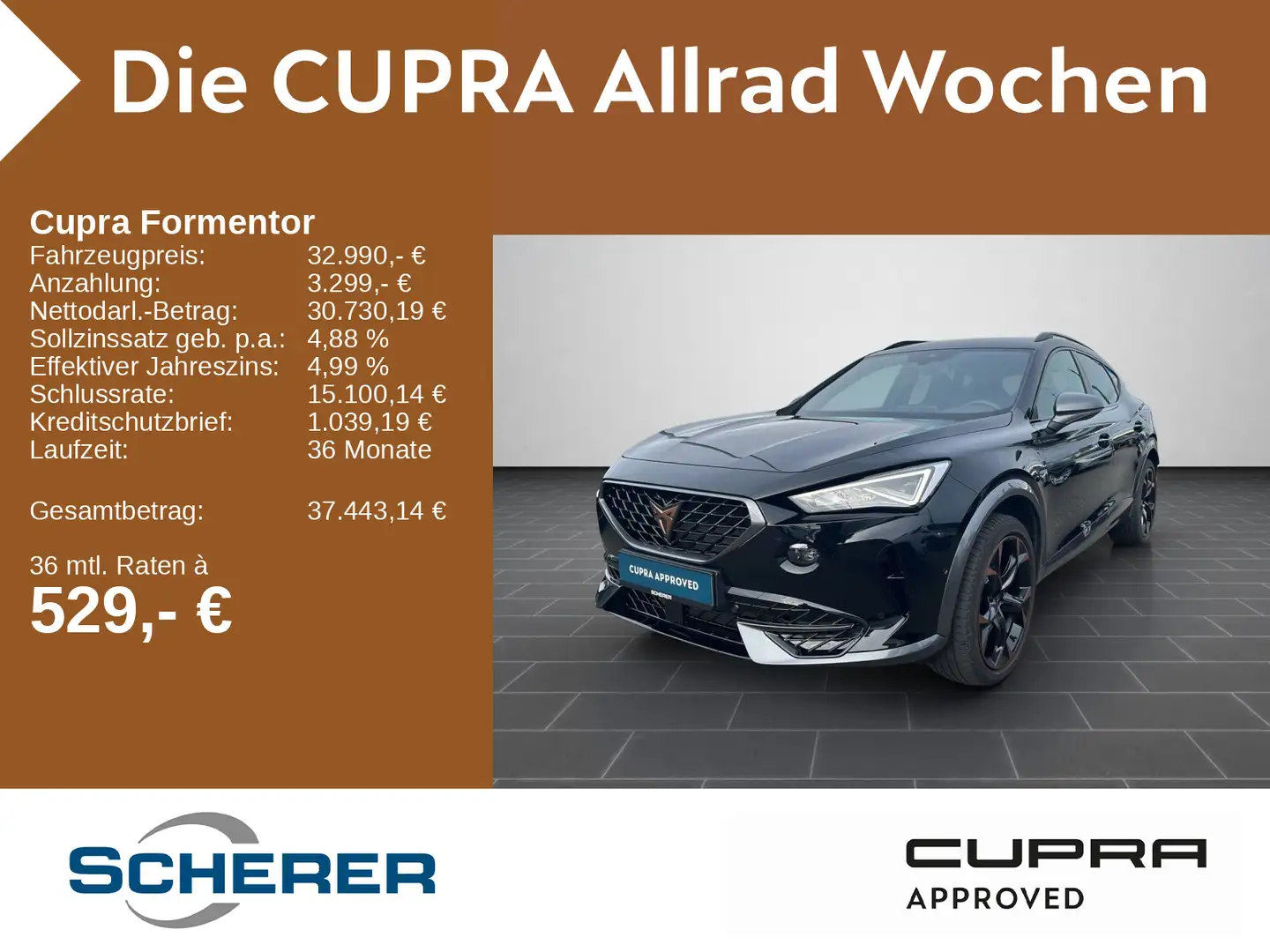 CUPRA Formentor VZ 2.0TSI 4Drive LED NAV BEATS 19* SHZ Schwarz - 1