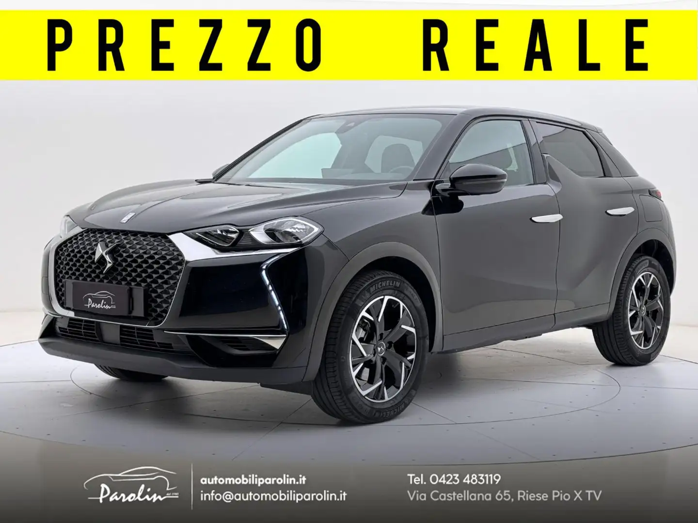 DS Automobiles DS 3 Crossback BlueHDi 130 aut. So Chic Prezzo REALE Noir - 1