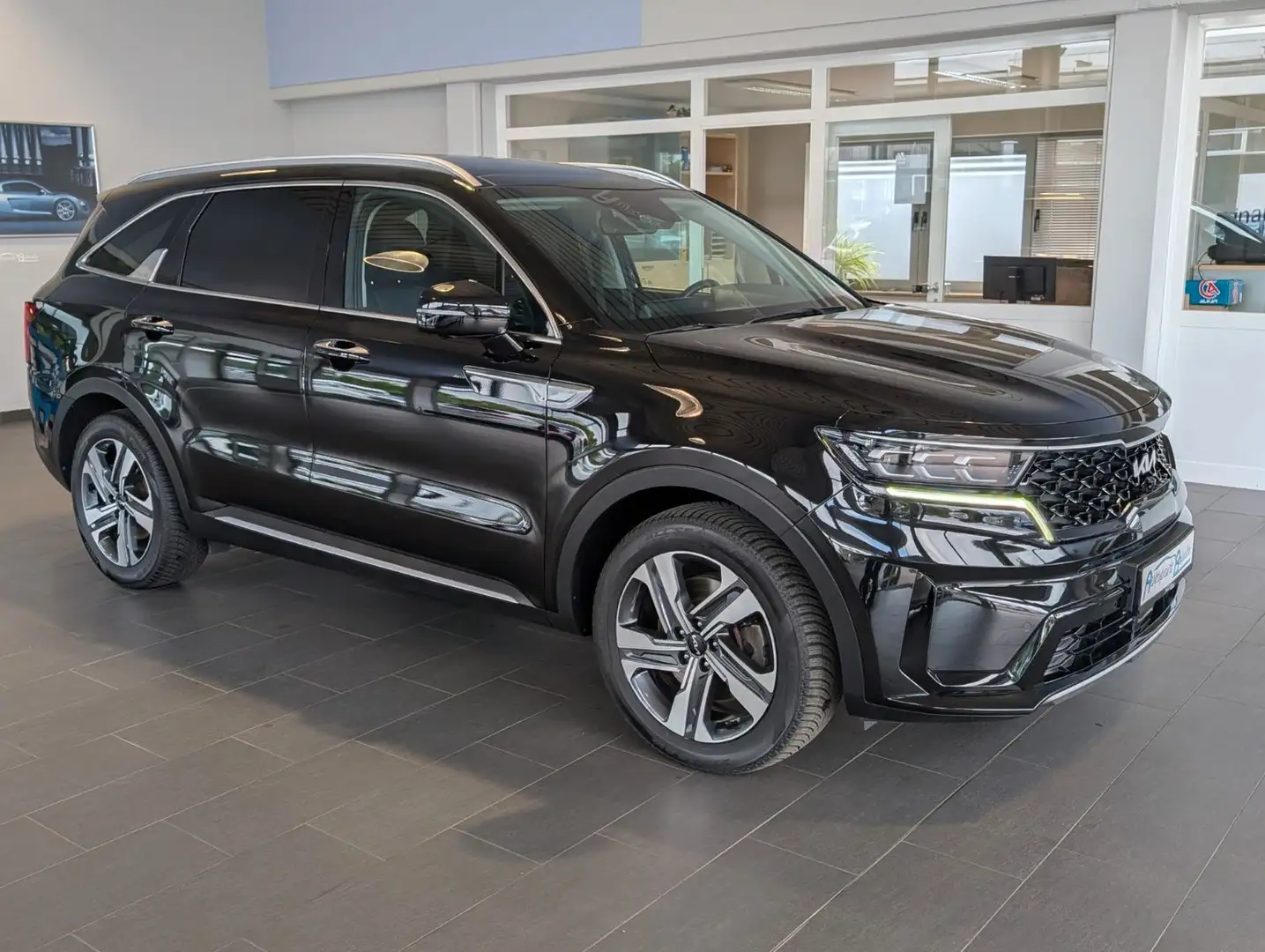 Kia Sorento CRDi 4WD*AHK*Panorama*LED*360°*ACC*Leder Zwart - 1