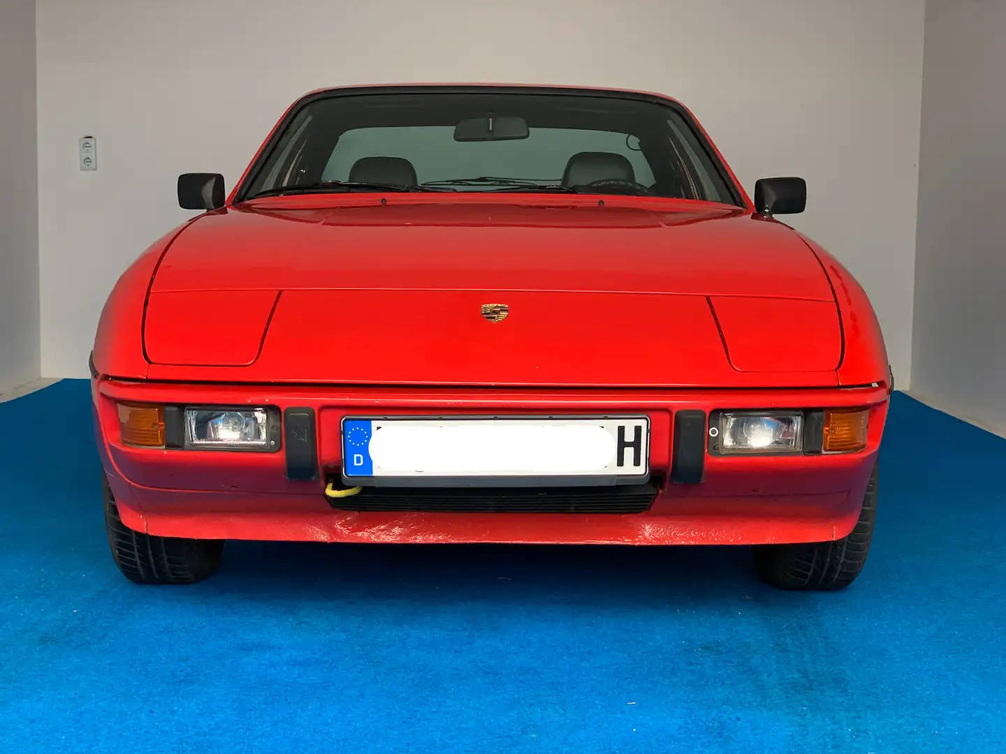 Porsche 924 H Zulassung, Leder, Zustand 2-, 1983 crvena - 2