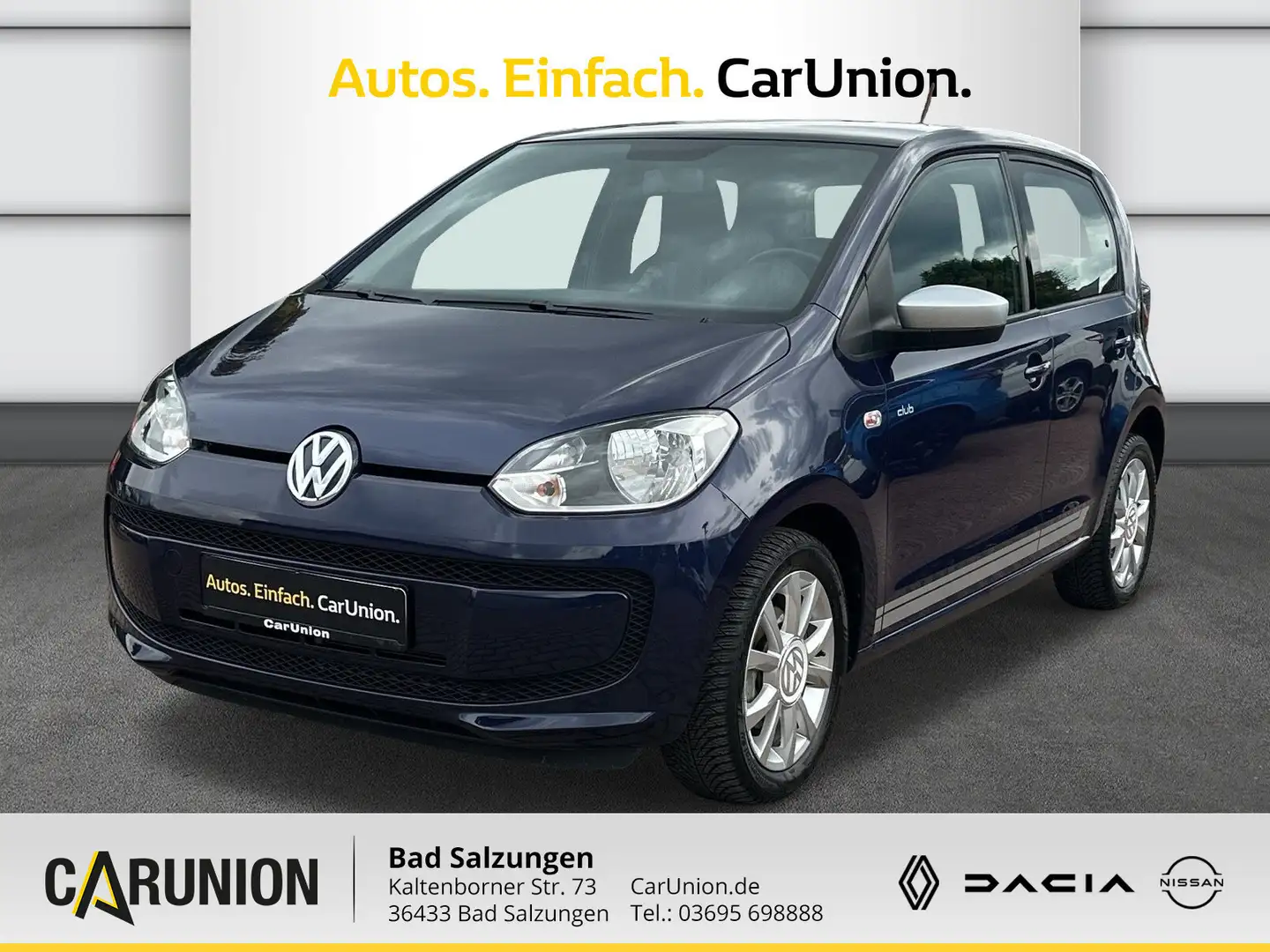 Volkswagen up! EcoFuel BlueMotion Technology club up! Bleu - 1