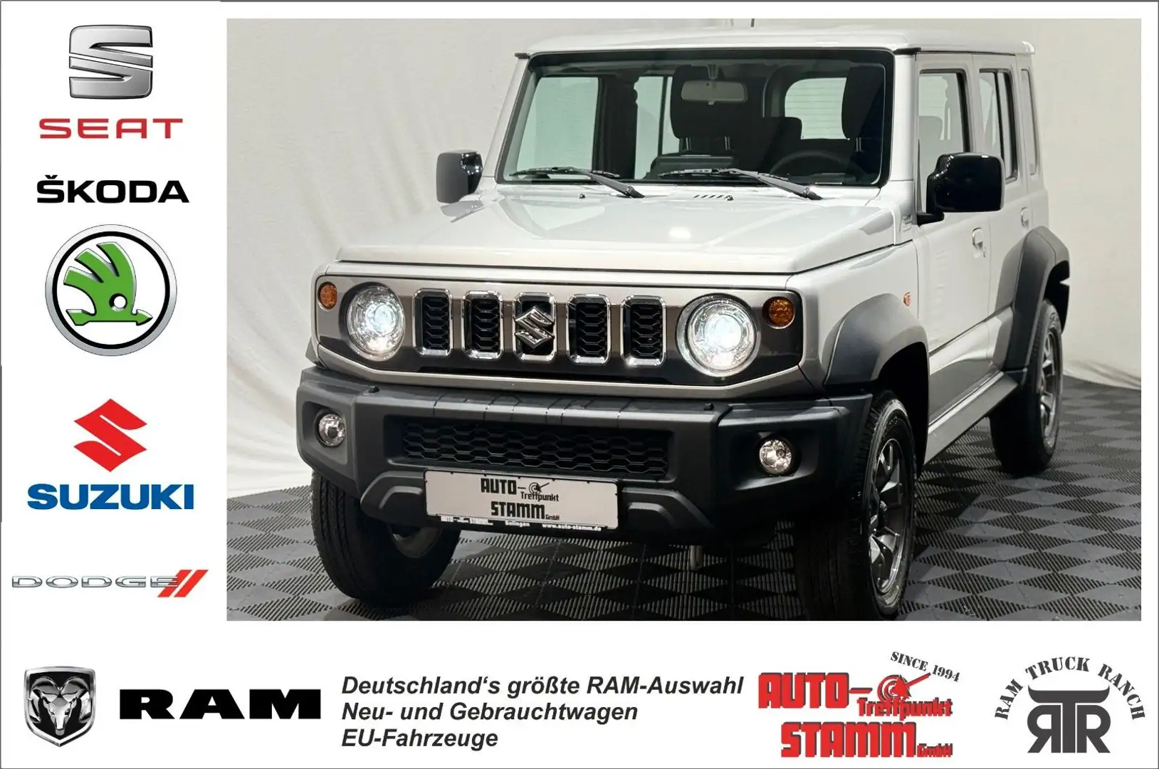 Suzuki Jimny - 4/5 Türer - LED - RFK - MFL Silber - 1