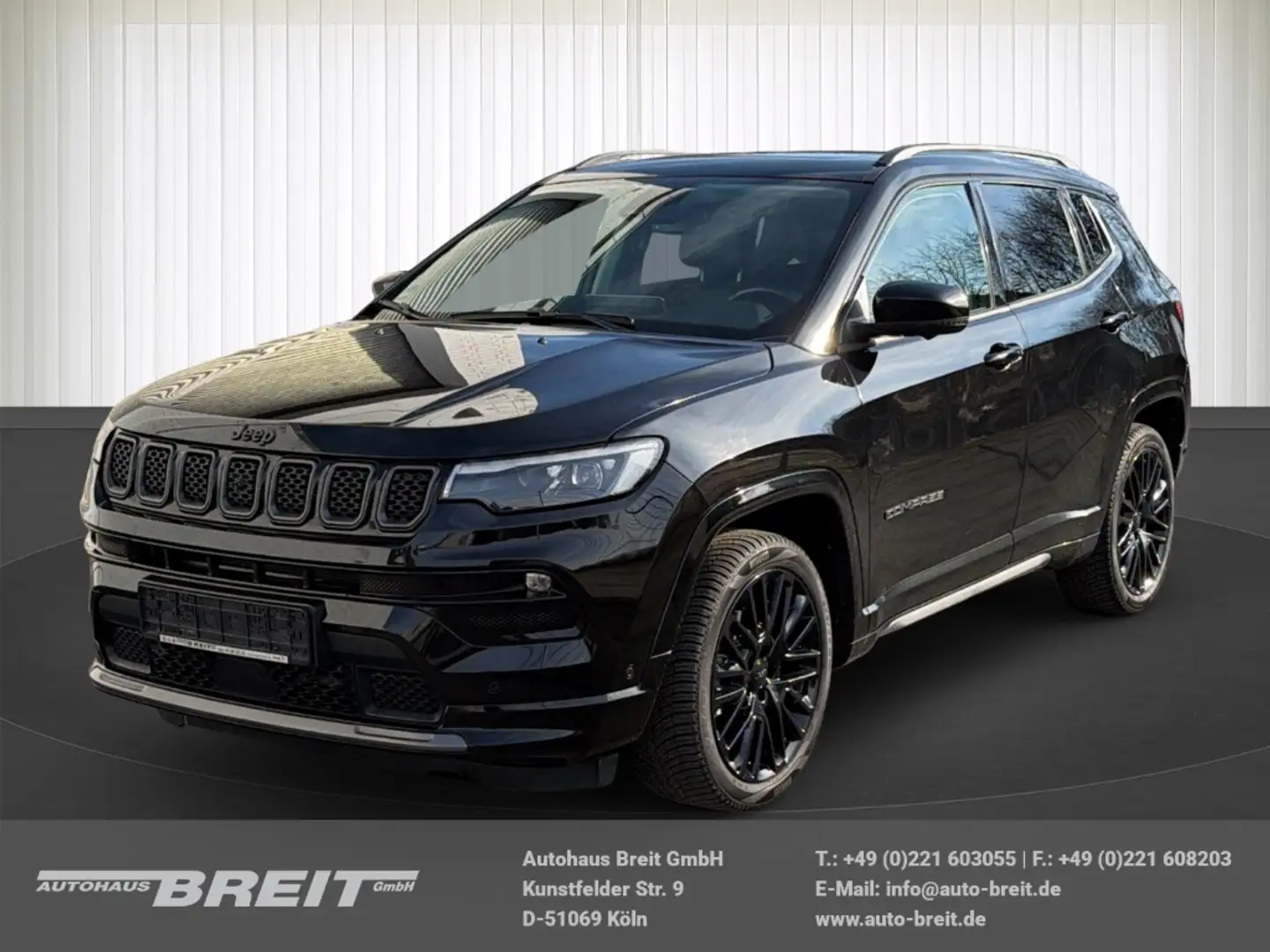 Jeep Compass S Model MHEV FWD E-Hybrid MY23 LED Schwarz - 1