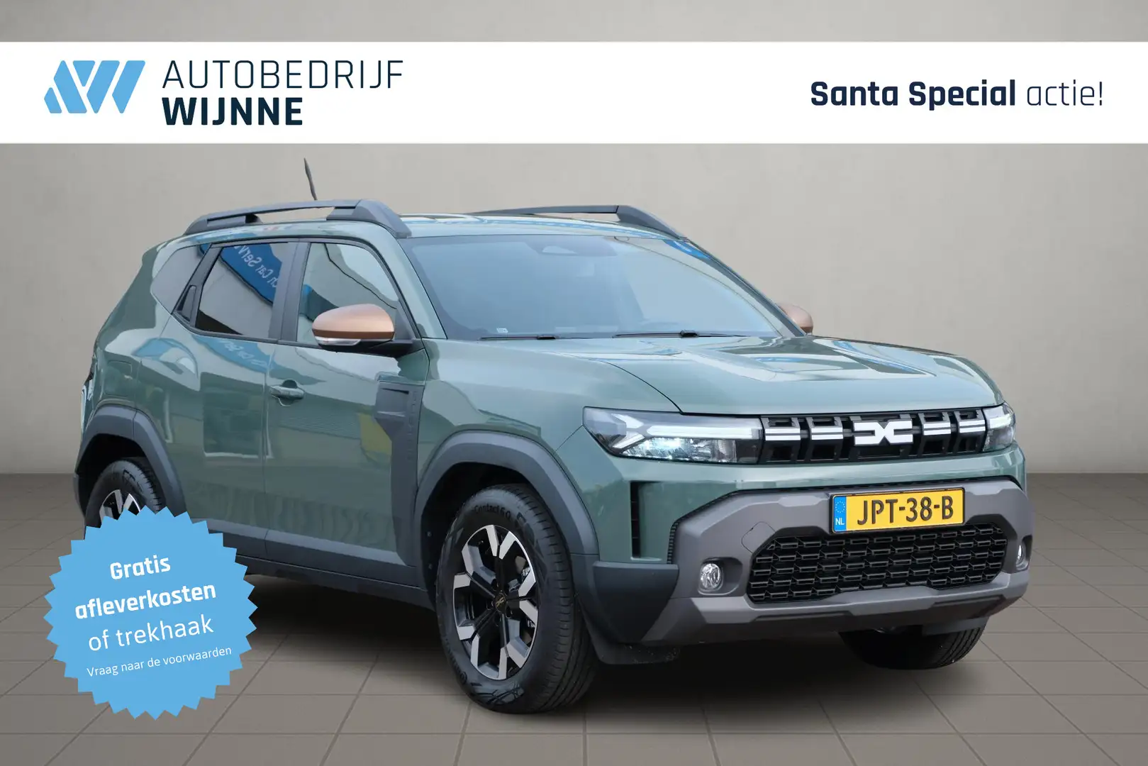 Dacia Duster 1.2 TCe 130pk mild hybrid Extreme | App Connect | Groen - 1