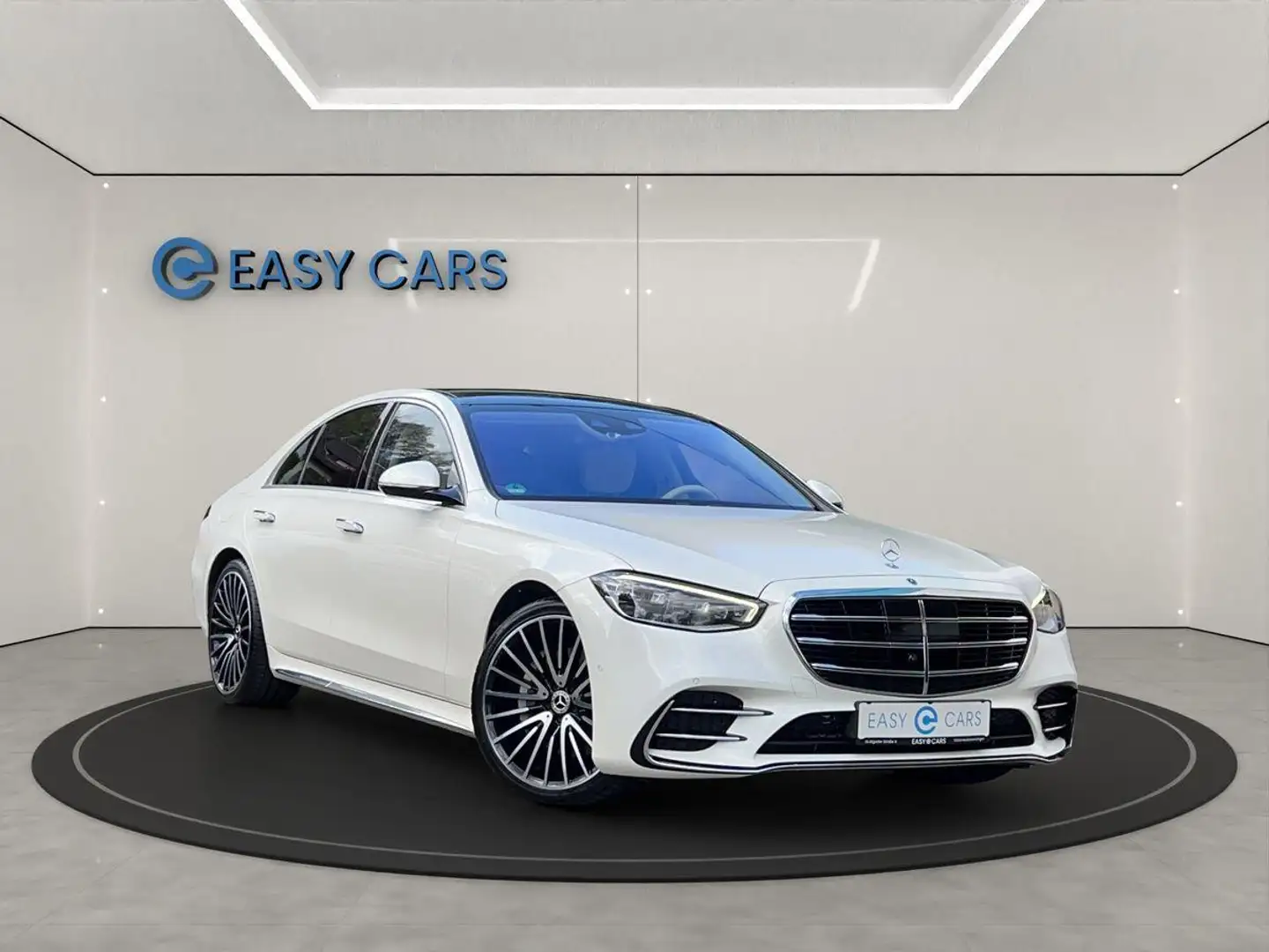 Mercedes-Benz S 400 d 4M AMG LINE*MASSAGE*PANO*DI-LIGHT*VOLL++ Weiß - 1