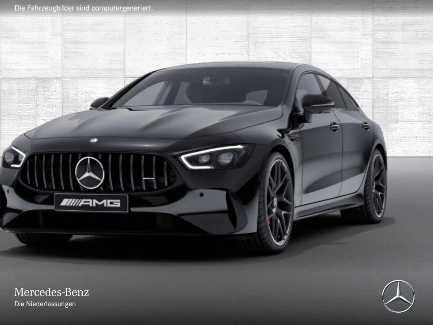 Mercedes-Benz AMG GT 63 Cp. 4M Perf-Abgas WideScreen Multibeam Schwarz - 2