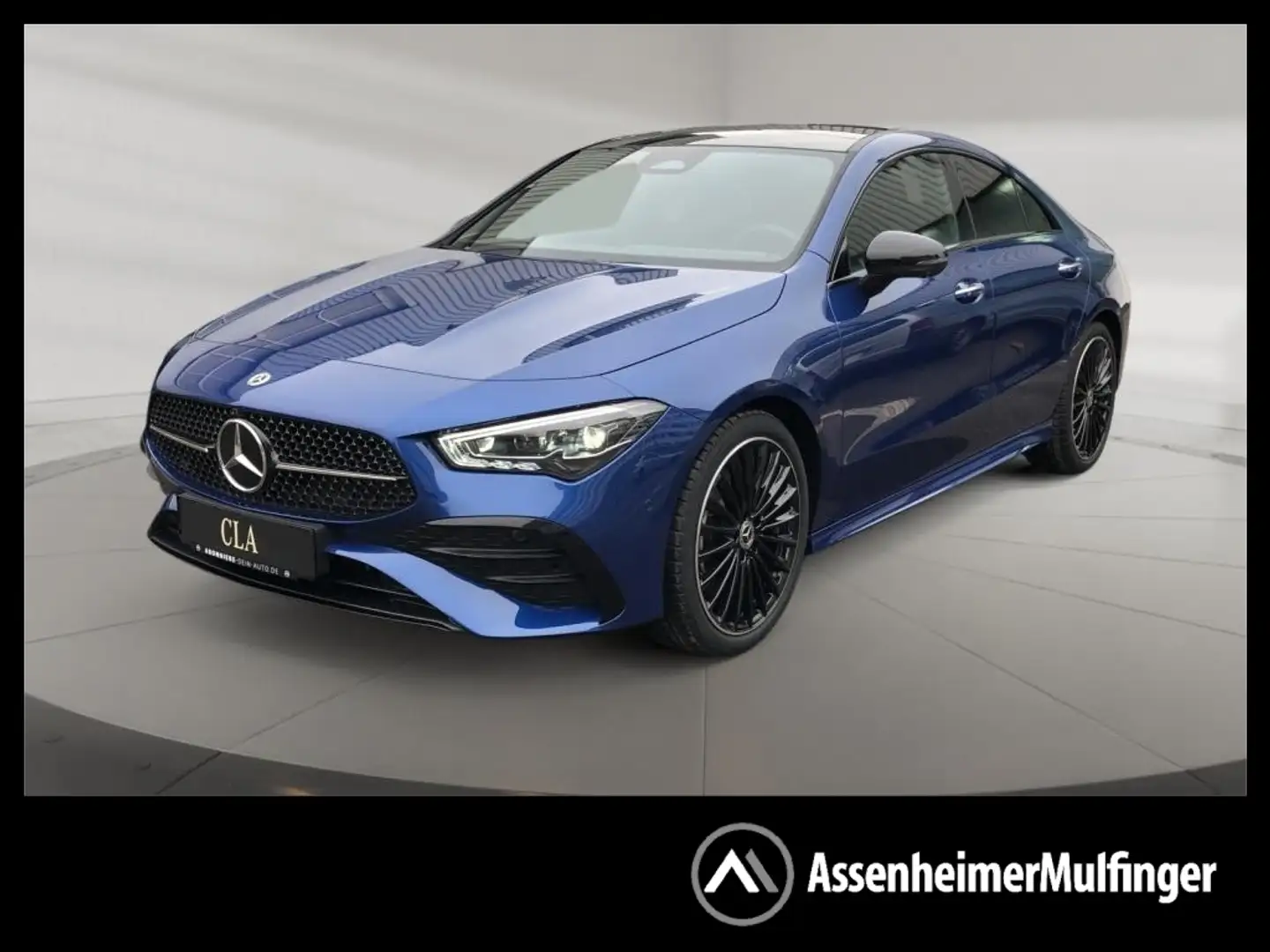 Mercedes-Benz CLA 200 Coupe +MBUX+Wide+AMG+Pano+SpurW+S-Sitz Bleu - 1