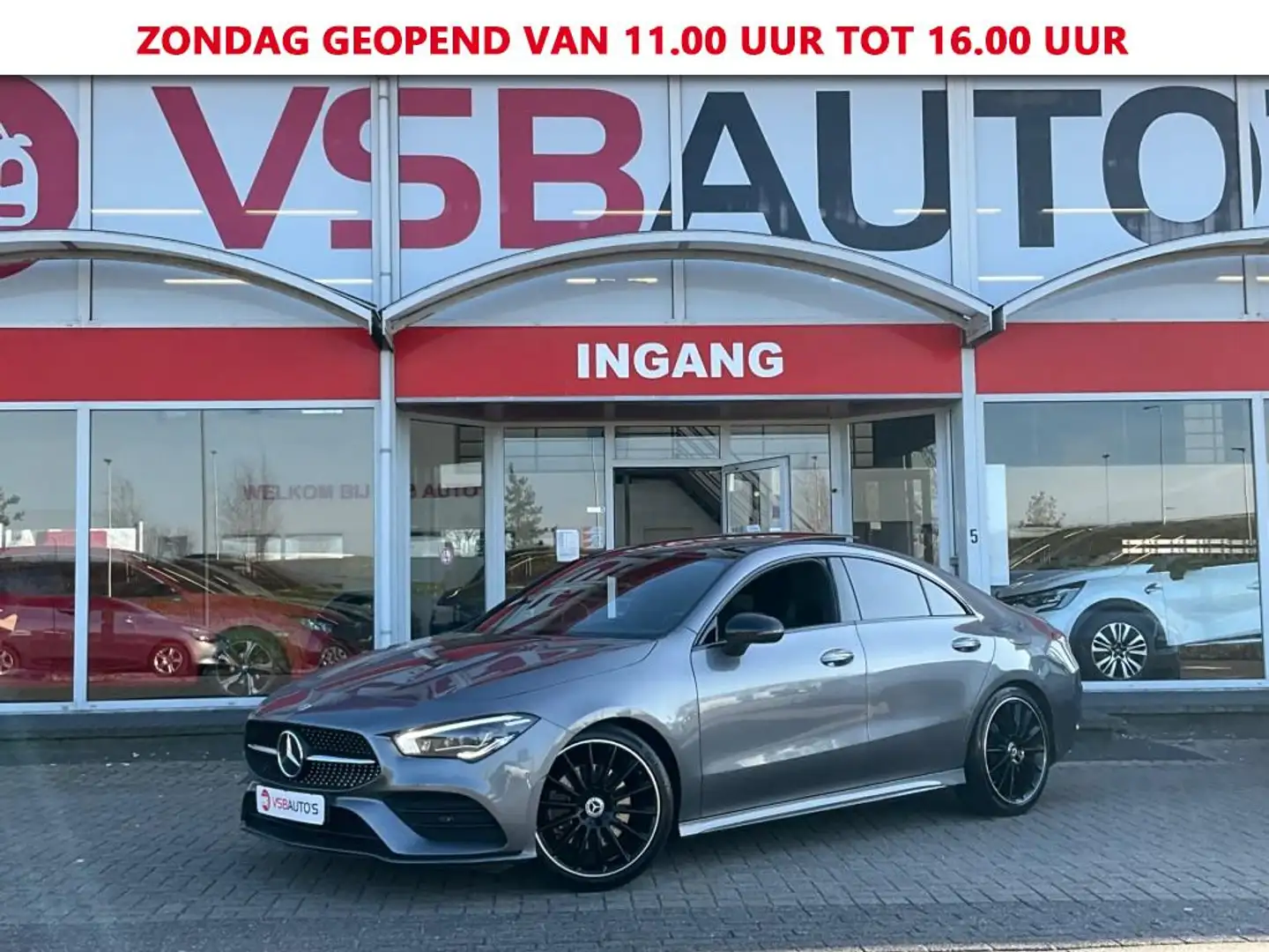 Mercedes-Benz CLA 200 CLA 200 AUT. AMG-PAKKET PANO-DAK SFEERVERLICHTING Grijs - 1