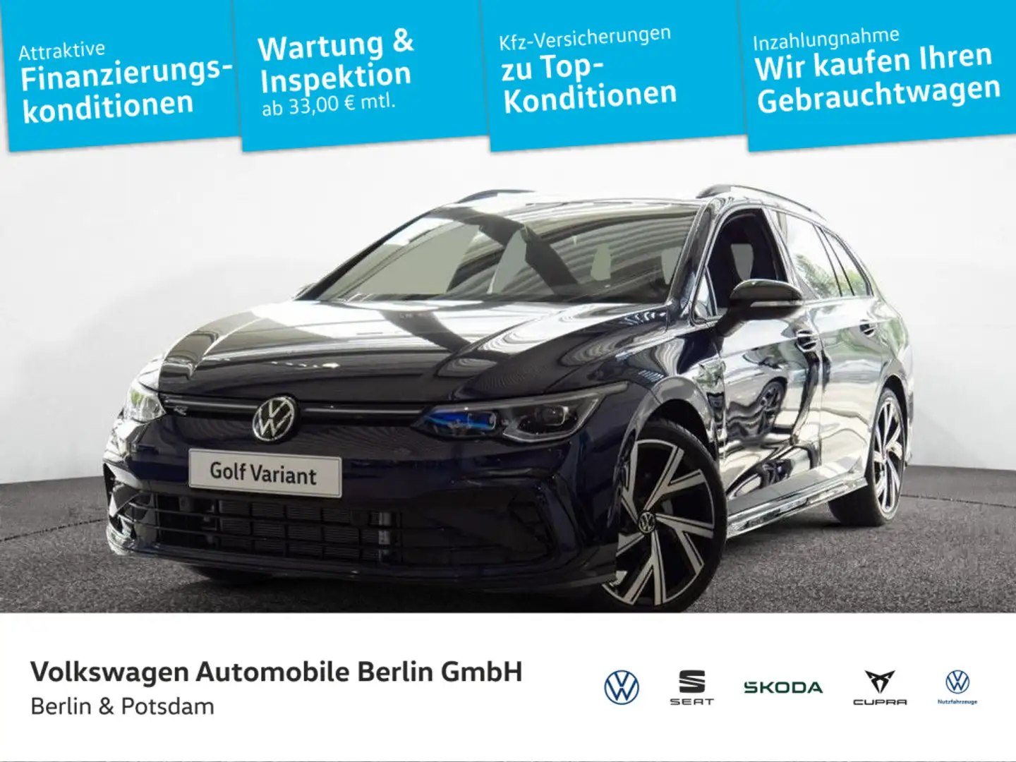 Volkswagen Golf Variant Golf VIII Variant 2.0TSI DSG R-Line NAVI KAMERA Blau - 1