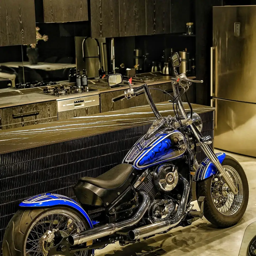 Kawasaki VN 800 Special custom! 240x harley wheels - 2