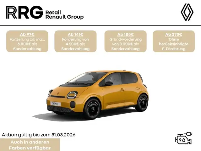 Renault Twingo E-TECH Techno 80hp Urban Range elektrisch
