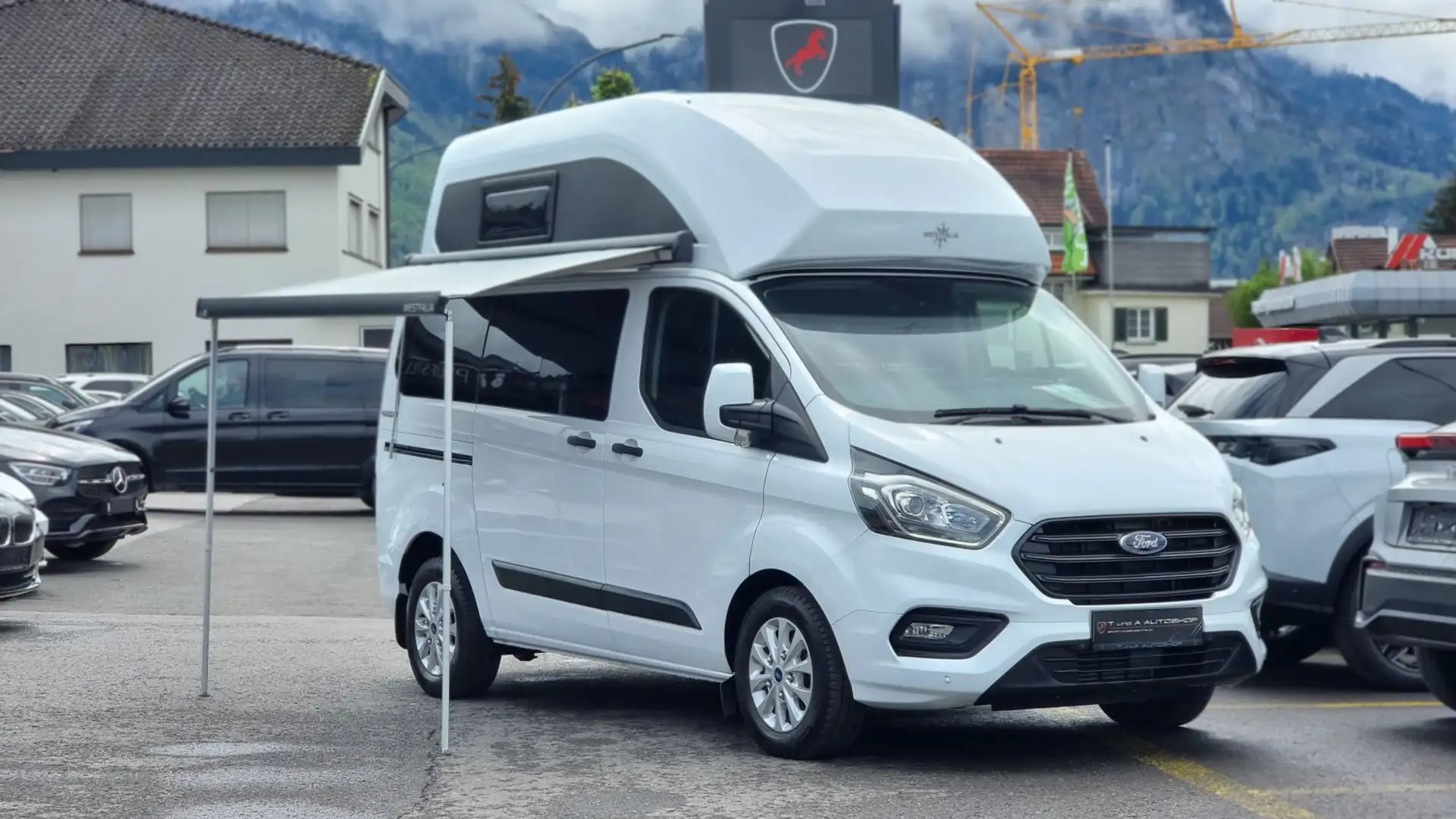 Ford Transit Custom Trend NUGGET Camping Aut. *Standhei Blanc - 1