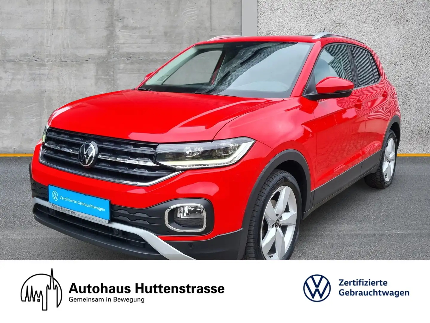 Volkswagen T-Cross 1.5 TSI DSG Style LED ACC BLIND SPOT Rot - 1