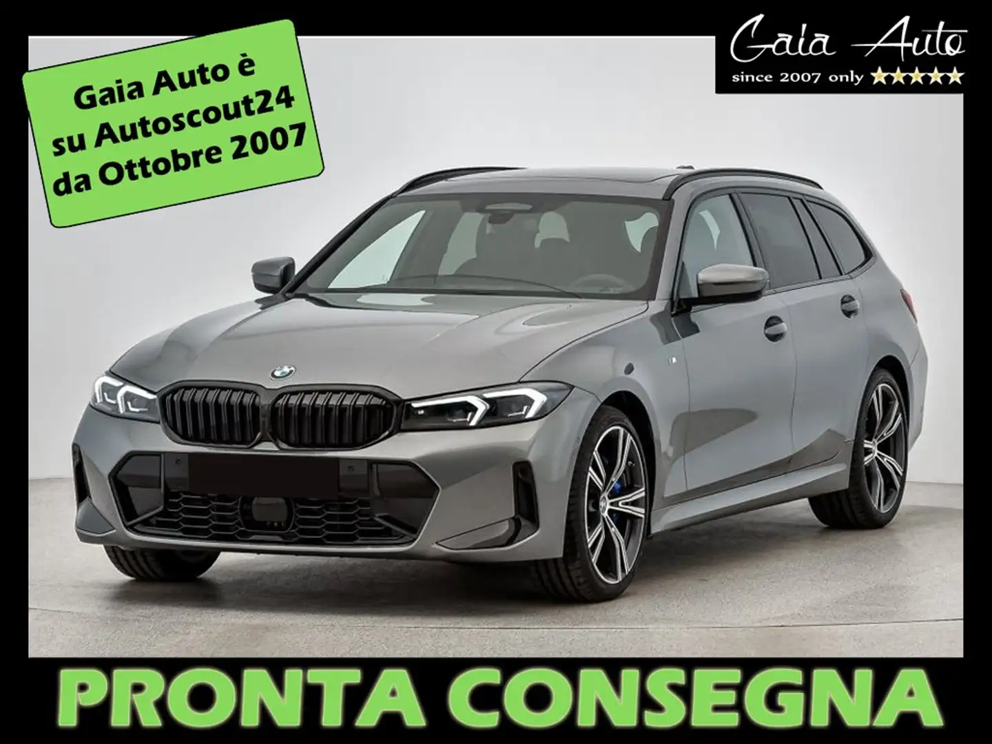 BMW 330 330d Touring mhev 48V xdrive MSport auto Grigio - 1